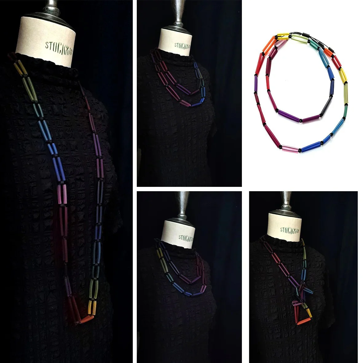 ALBA LONG RAINBOW NECKLACE - Image 5