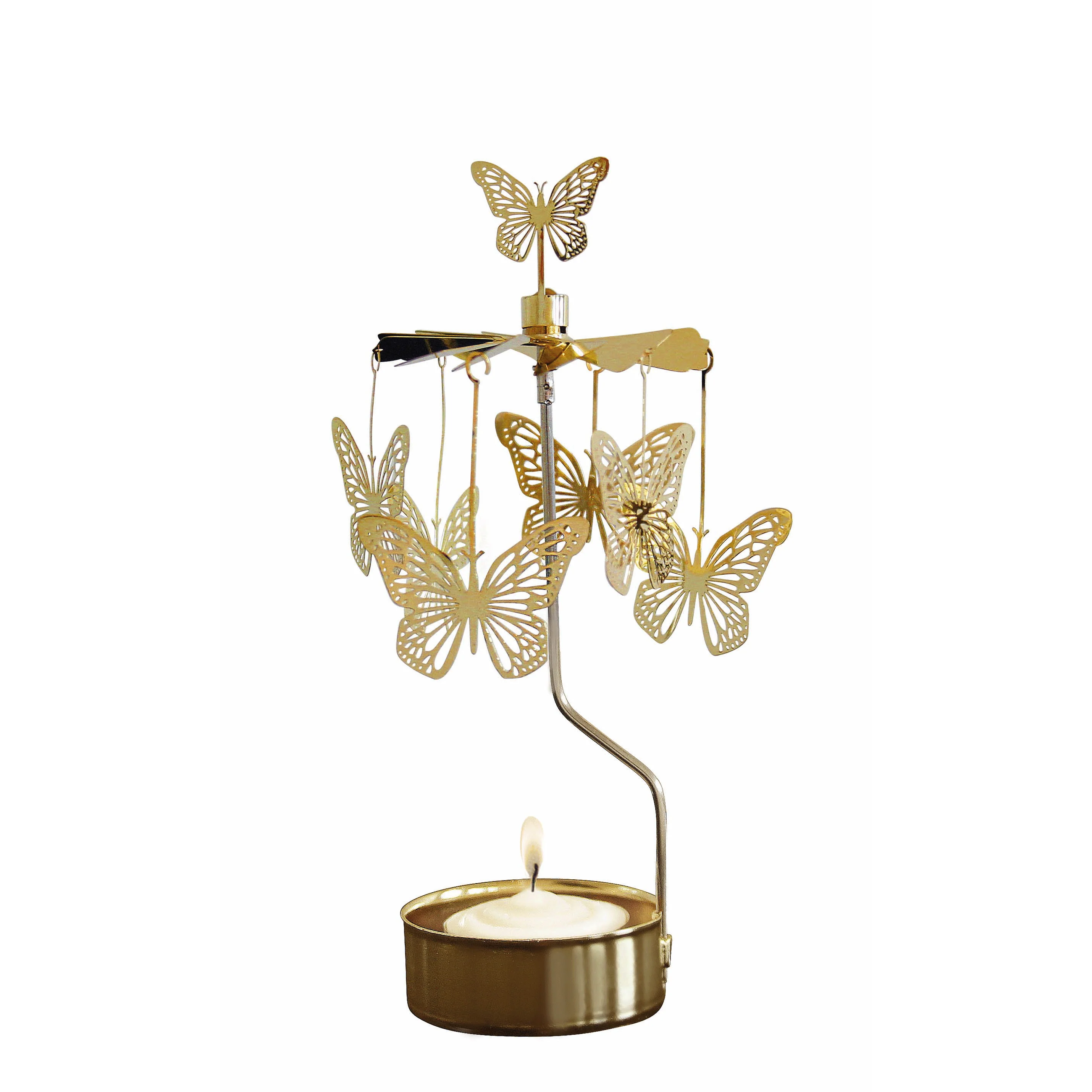 ANGEL CHIME BUTTERFLY CANDLE HOLDER