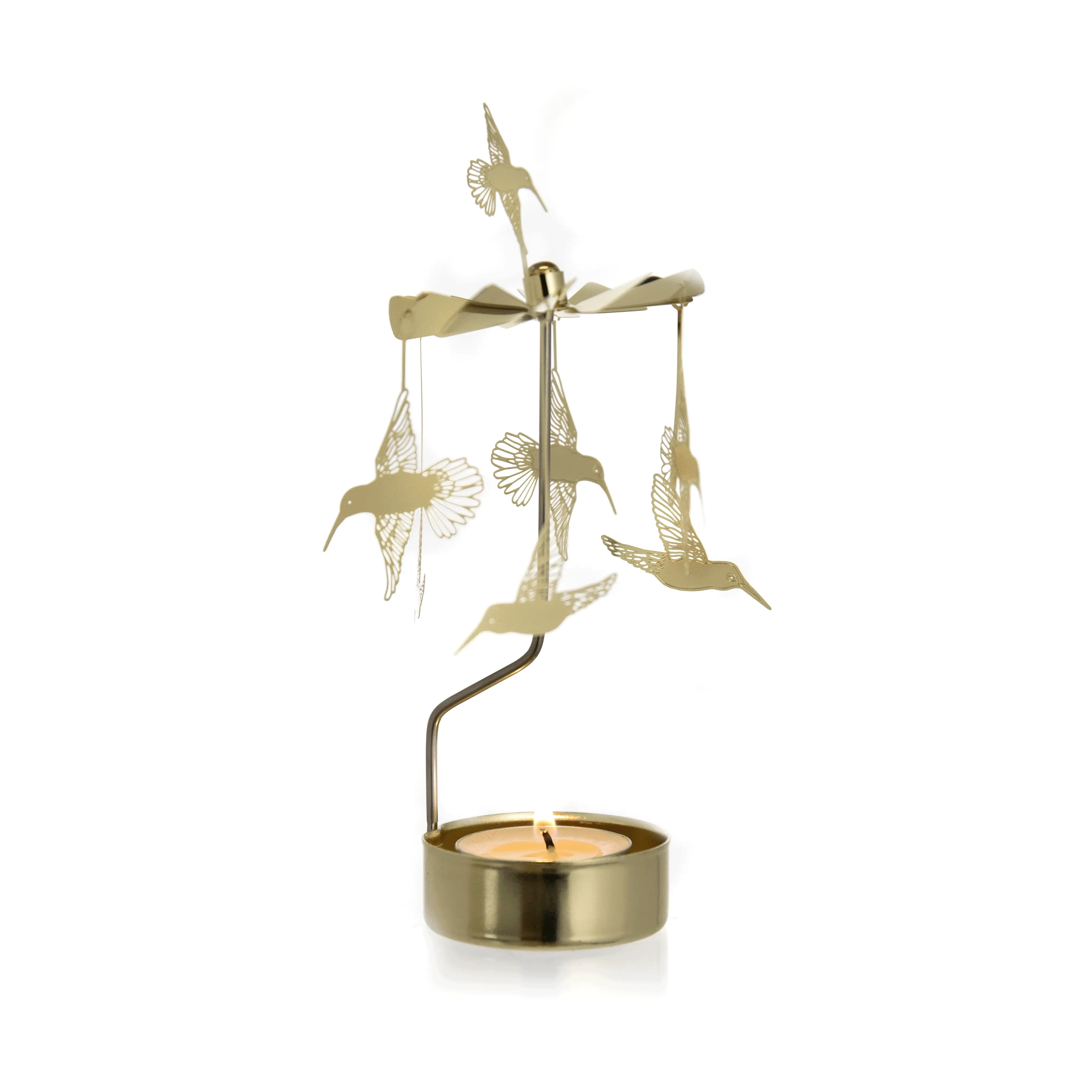 ANGEL CHIME HUMMINGBIRD CANDLE HOLDER