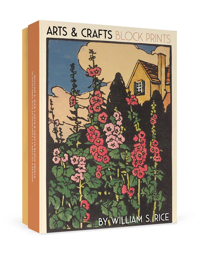 ARTS & CRAFTS BLOCK PRINT NOTECARDS