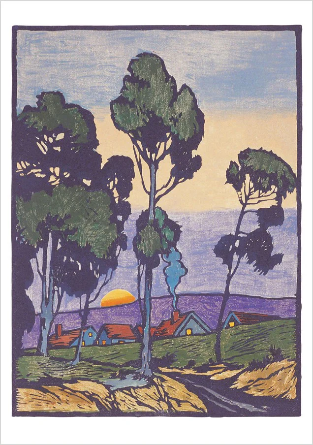 ARTS & CRAFTS BLOCK PRINT NOTECARDS - Image 2