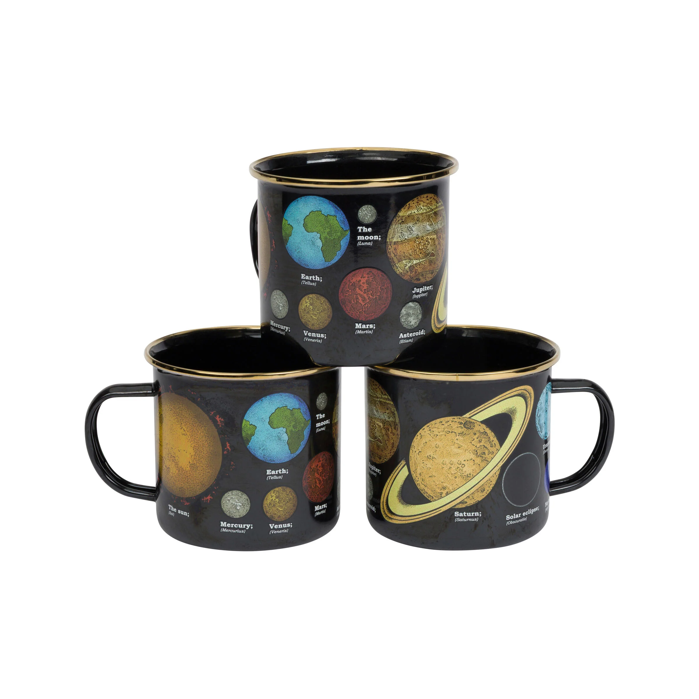ASTRONOMY ENAMEL MUG