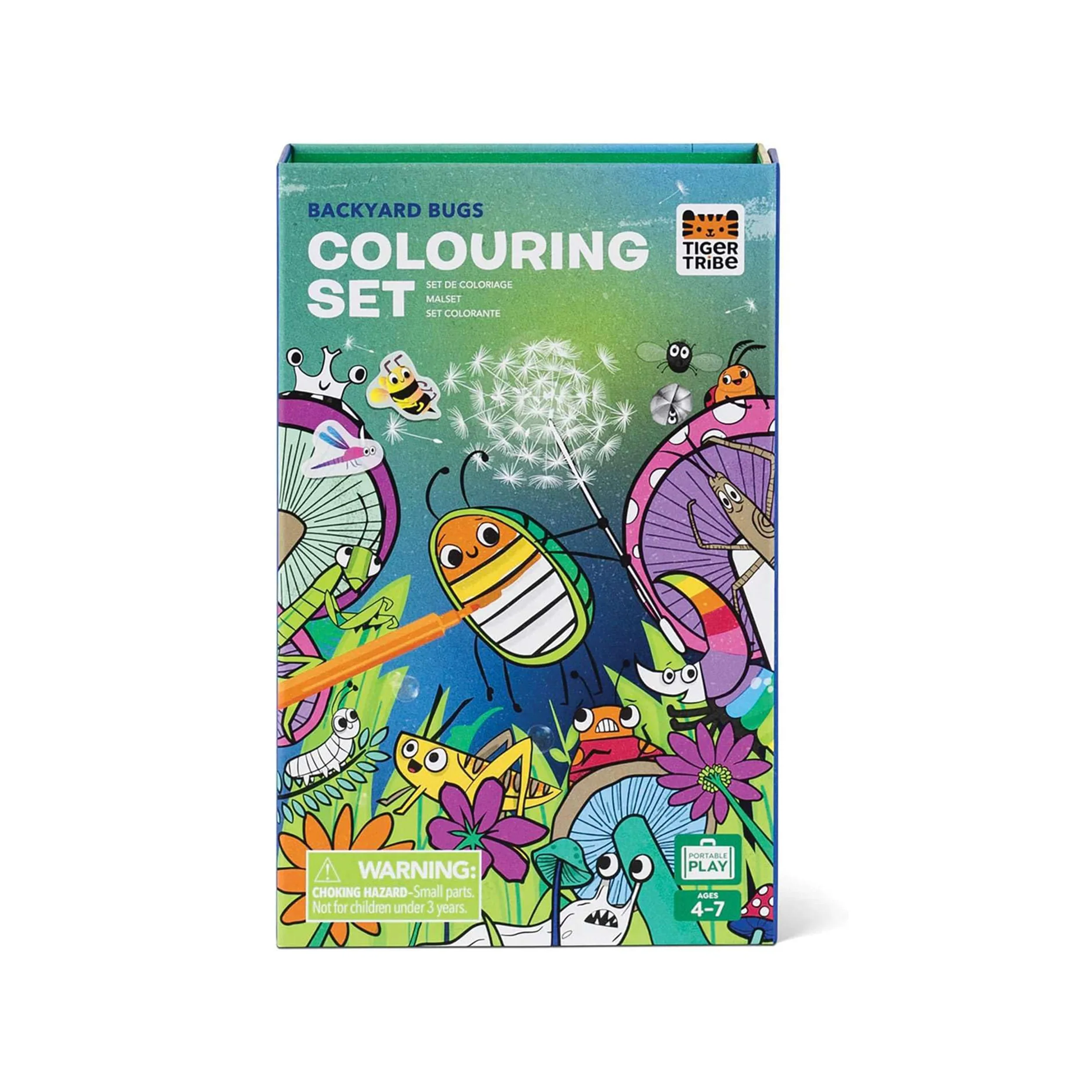 BACKYARD BUGS COLORING SET