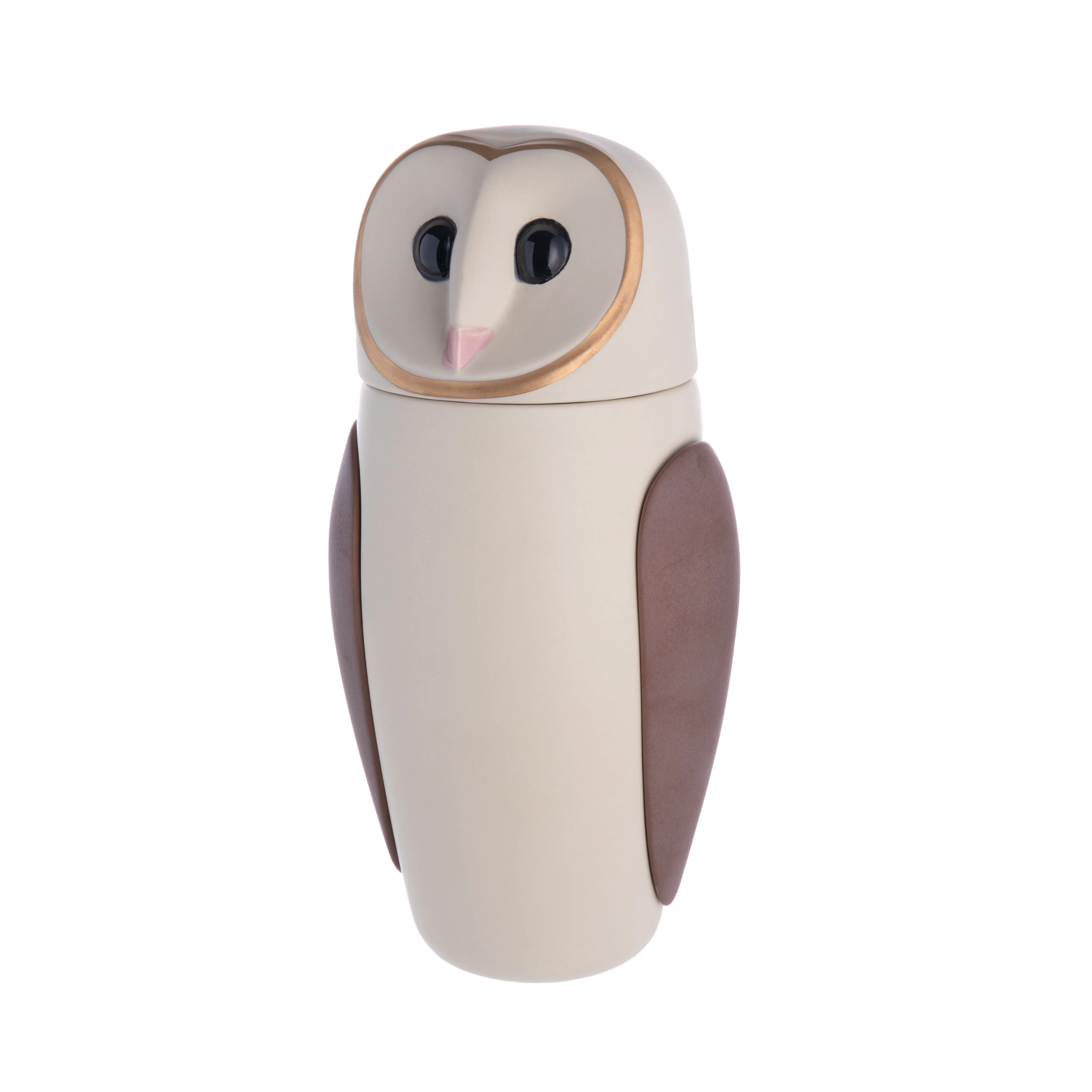 BARN OWL CERAMIC JAR SCULPTURE - Image 2