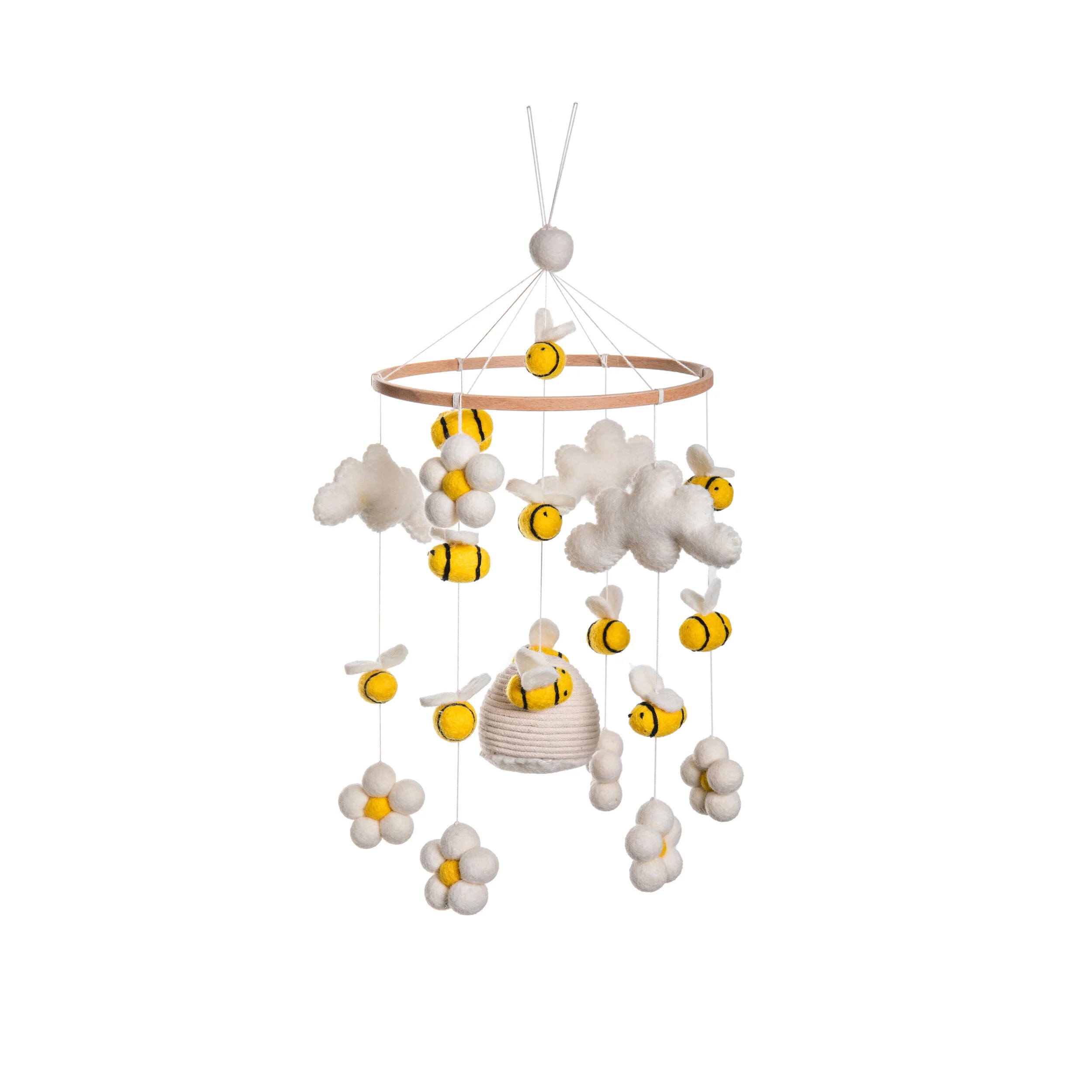 BEE AND FLOWER MOBILE