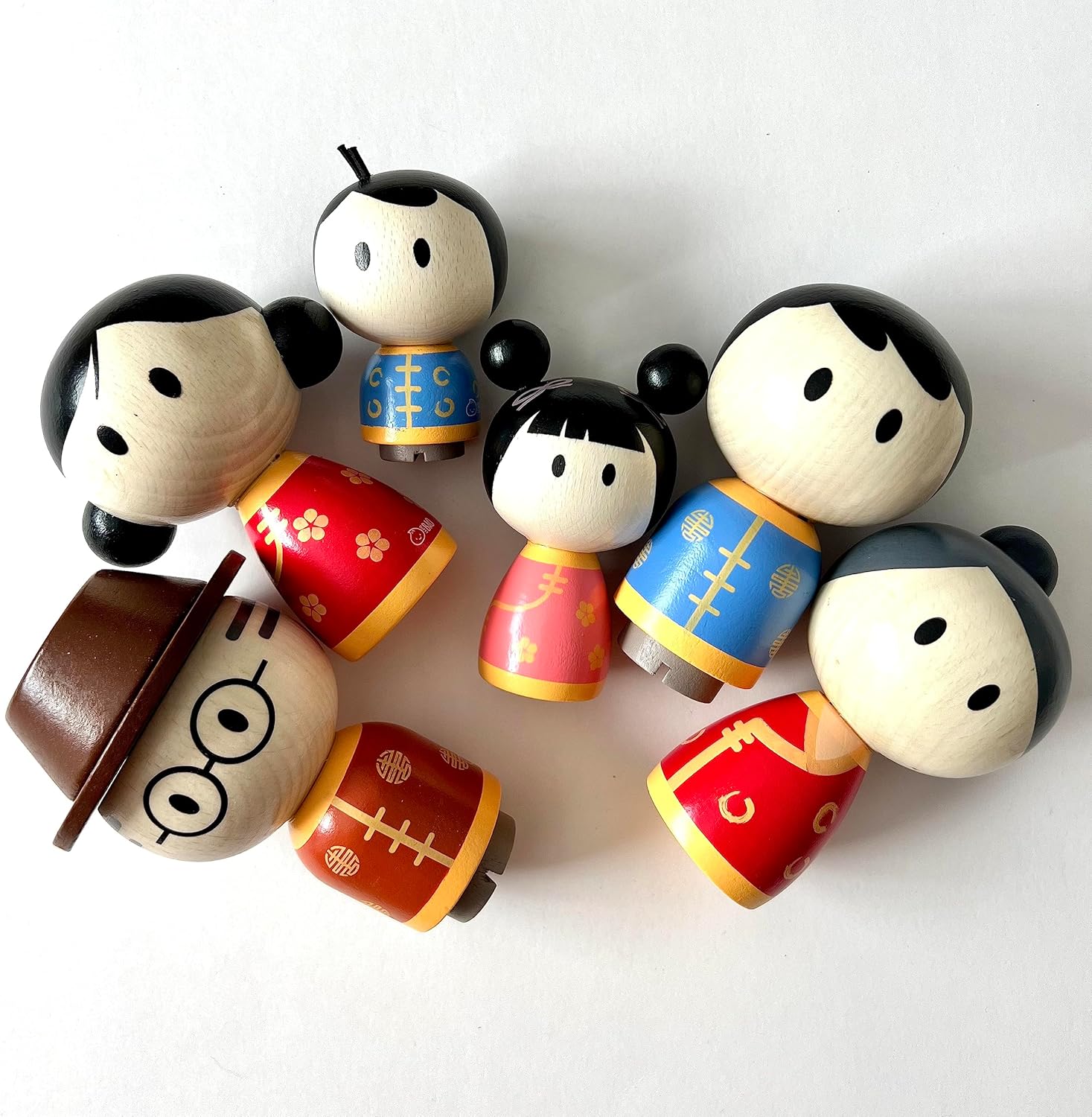 BITTY BAO WOODEN ASIAN FAMILY TOY SET - Image 3