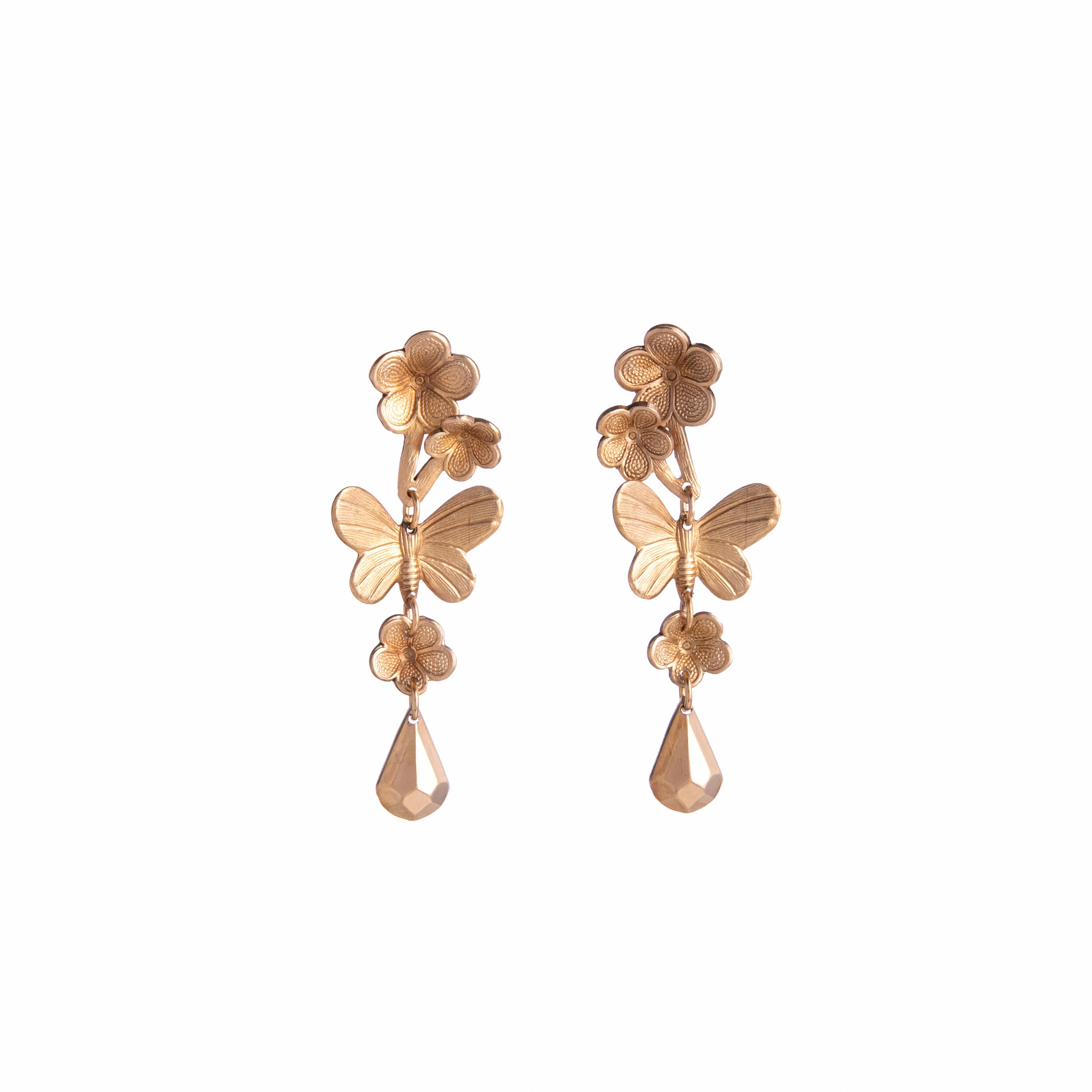BLOSSOM & BUTTERFLY DROP EARRINGS