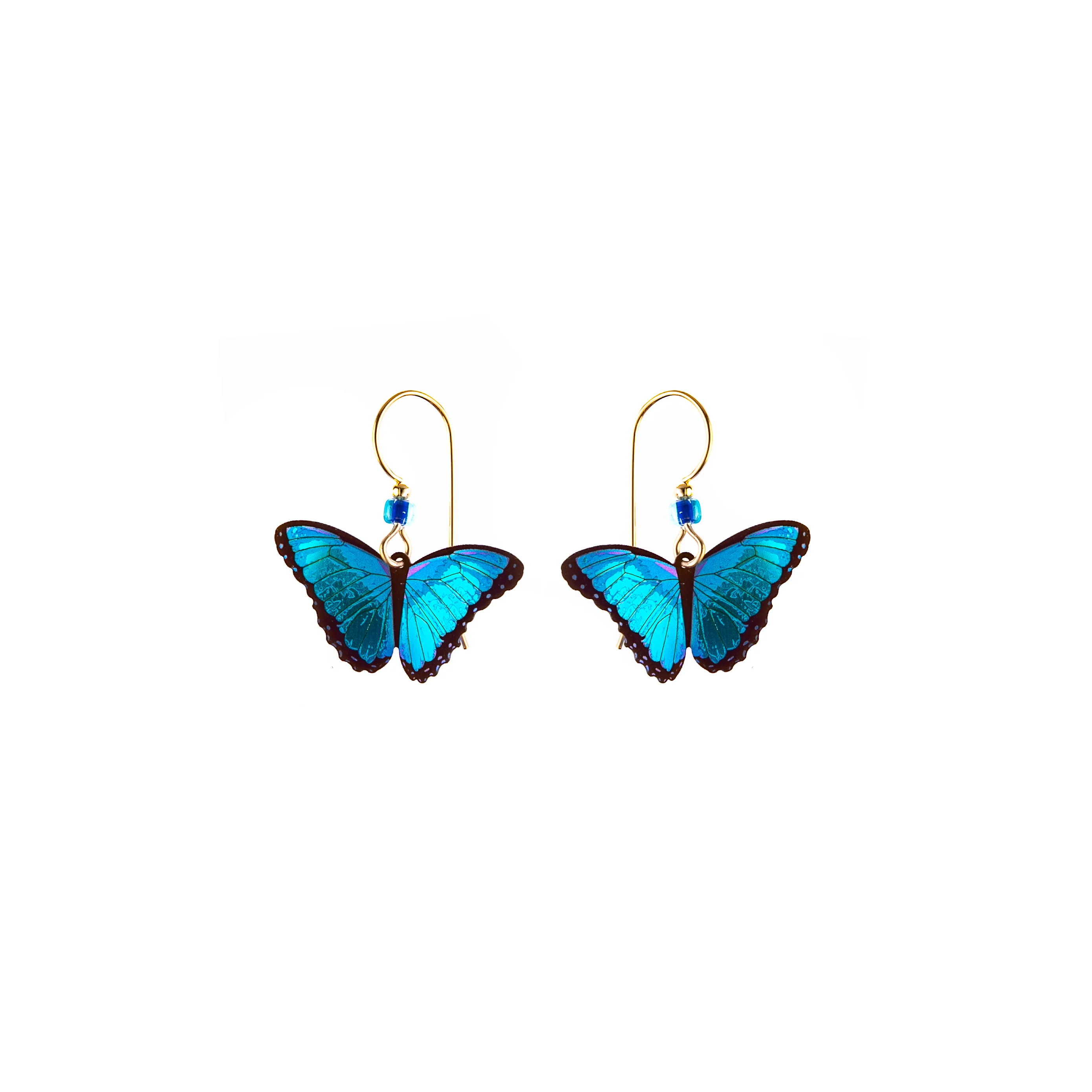 BLUE RADIANCE BUTTERFLY EARRINGS