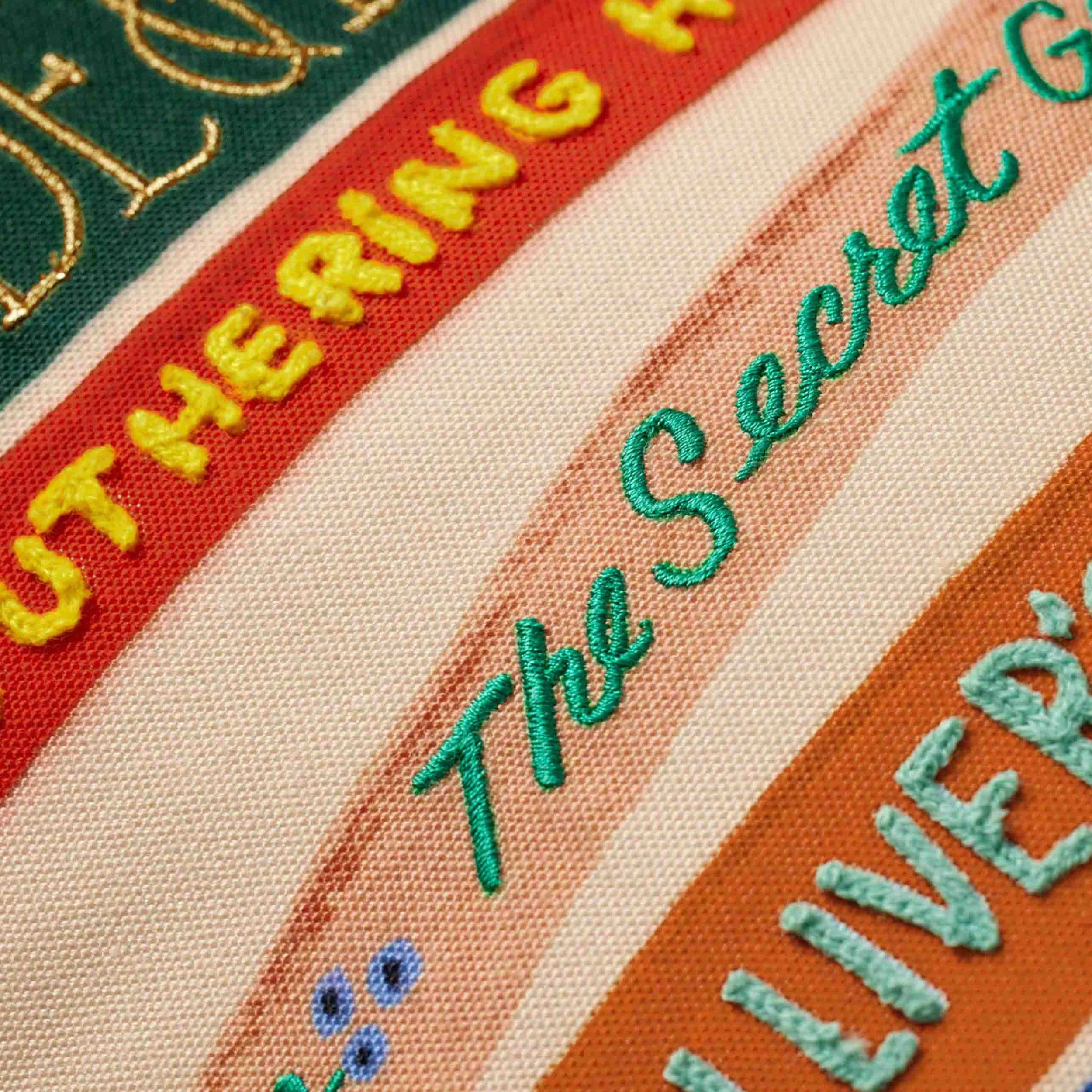 BOOK CLUB EMBROIDERED PILLOW - Image 3