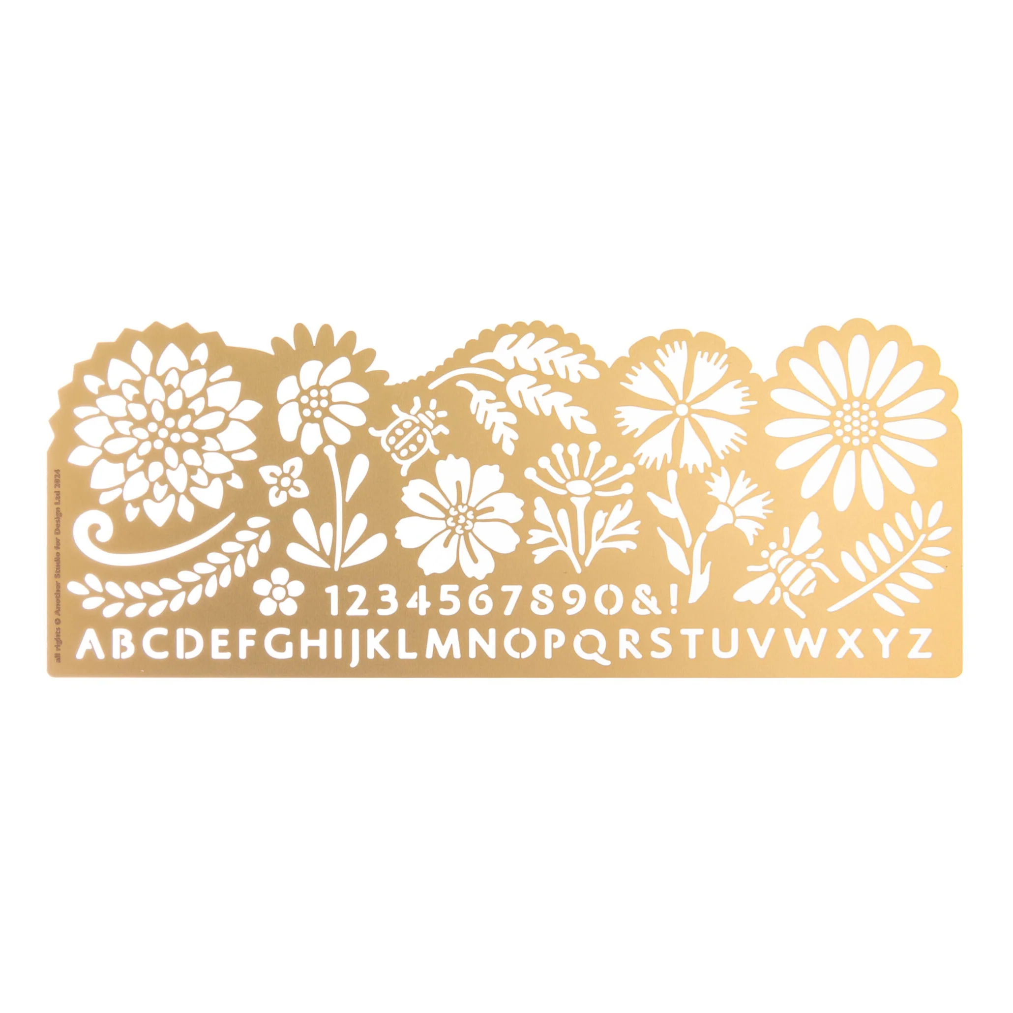 BOTANICAL BRASS STENCIL
