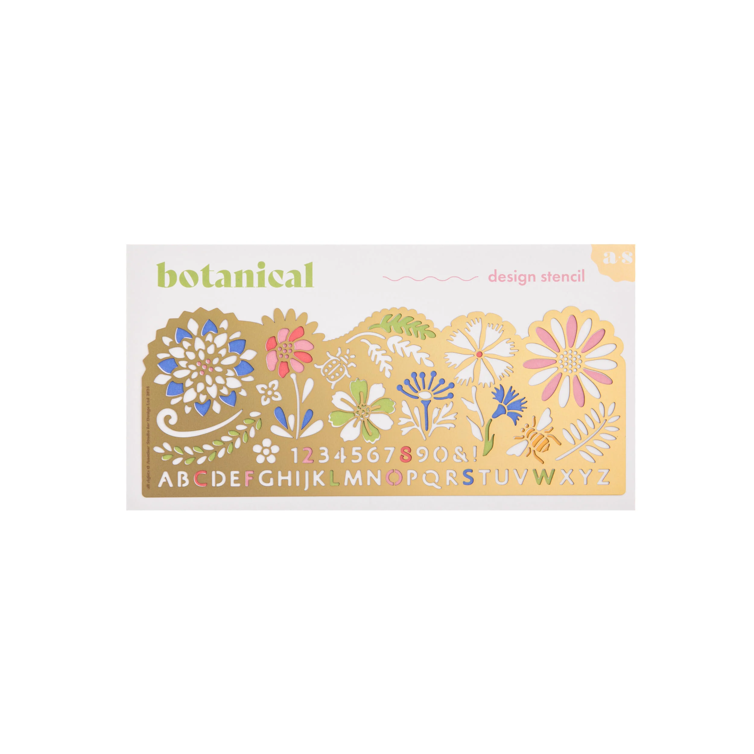 BOTANICAL BRASS STENCIL - Image 2
