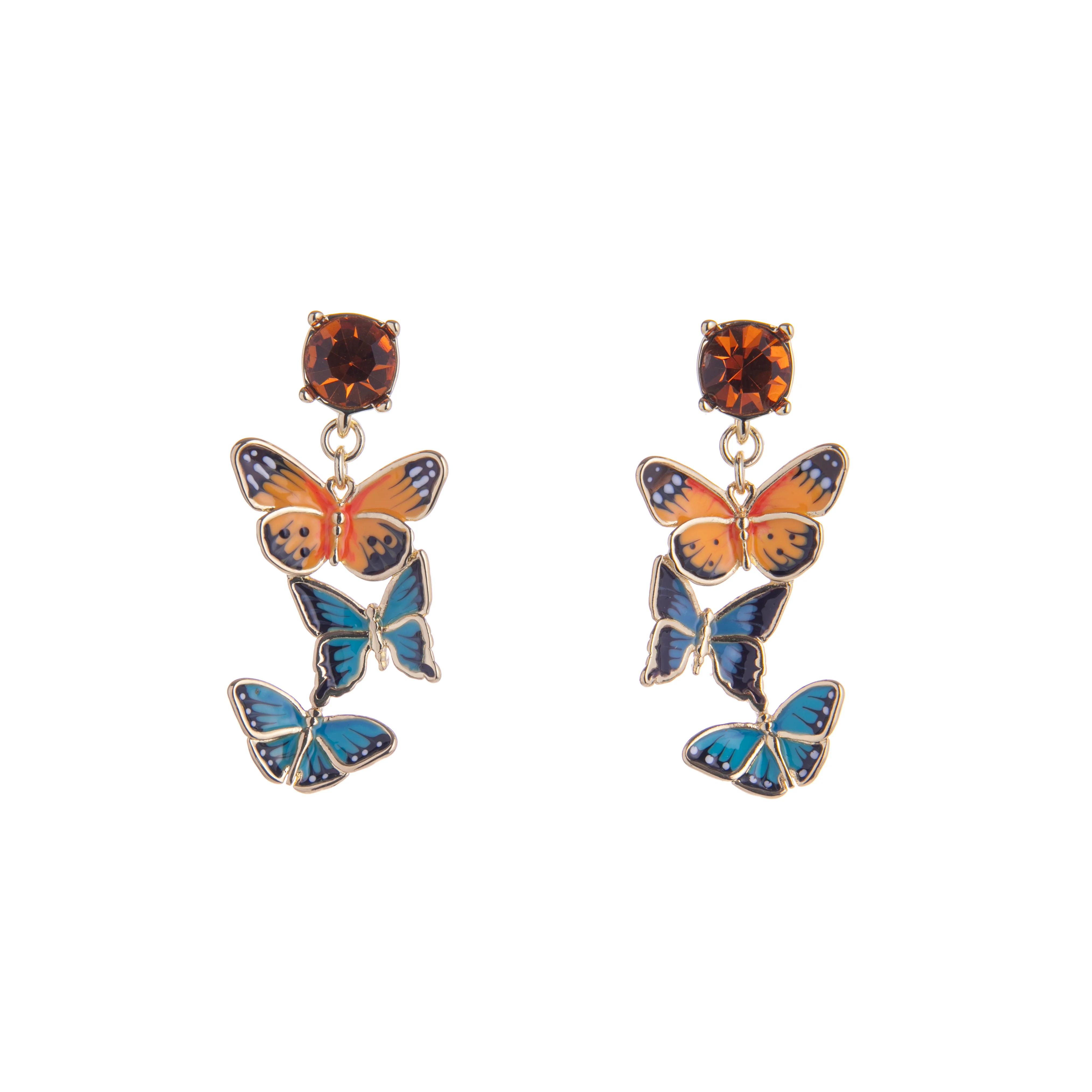 BUTTERFLY DROP EARRINGS