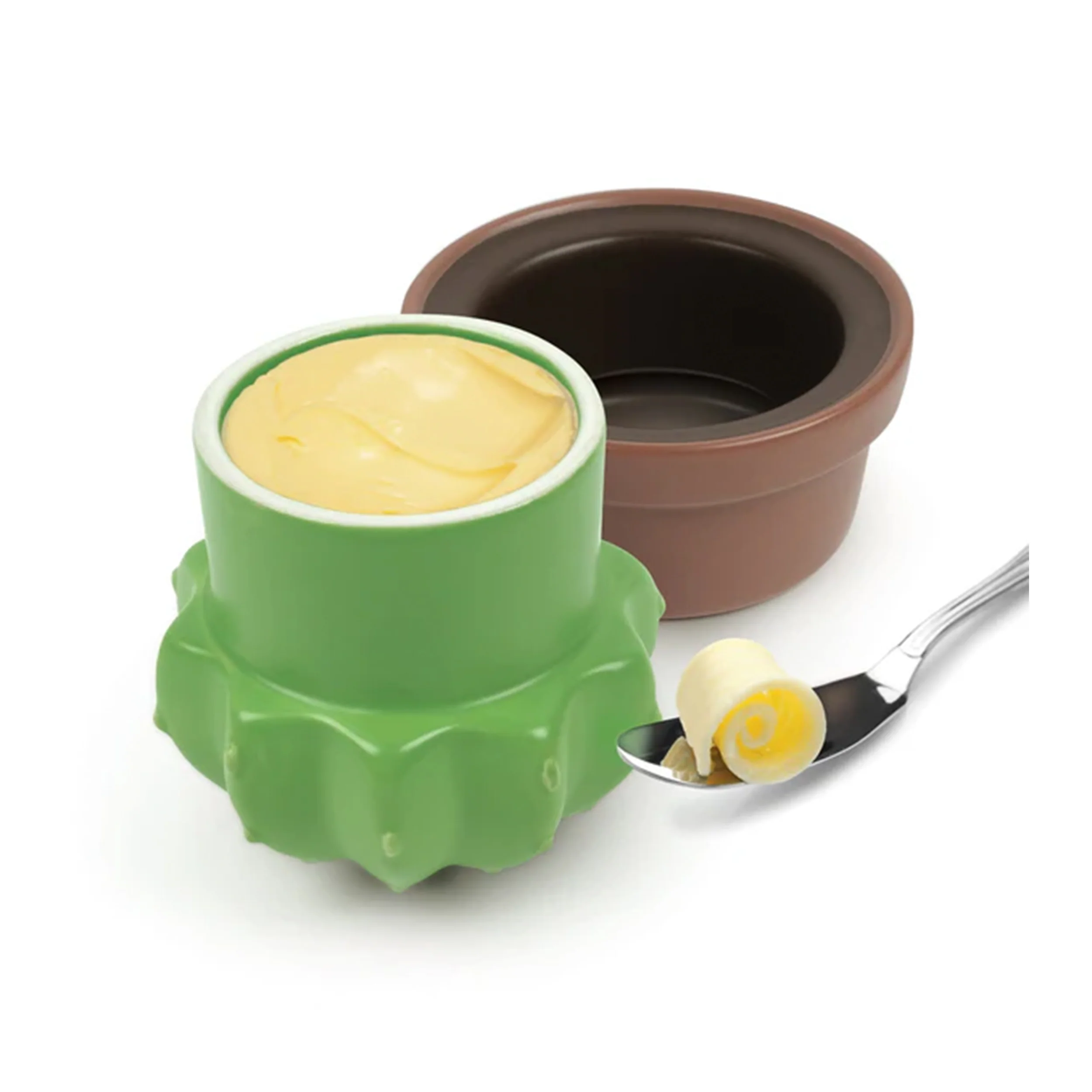 CACTUS BUTTER STORAGE DISH - Image 2