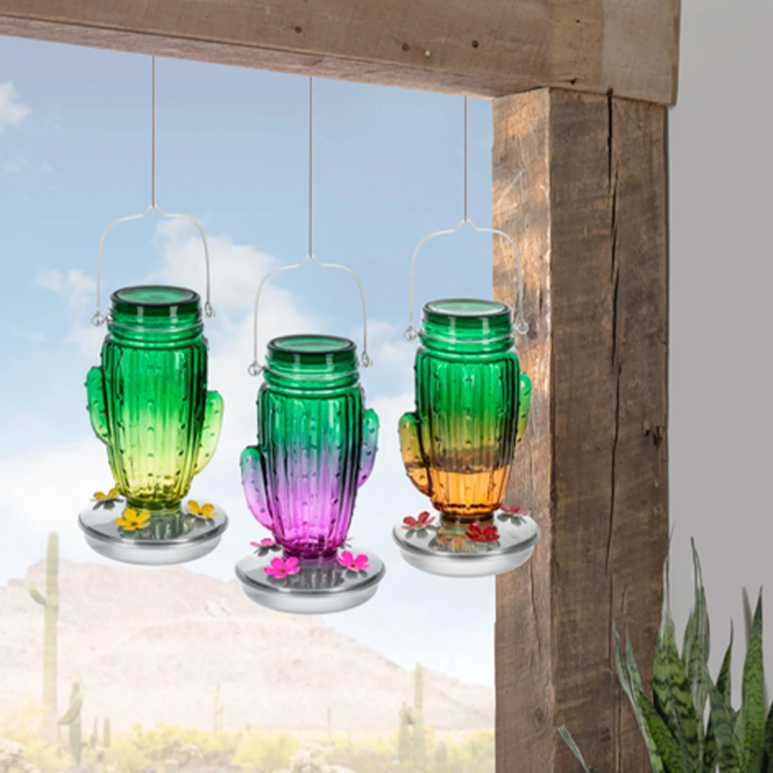 CACTUS HUMMINGBIRD FEEDER - Image 4