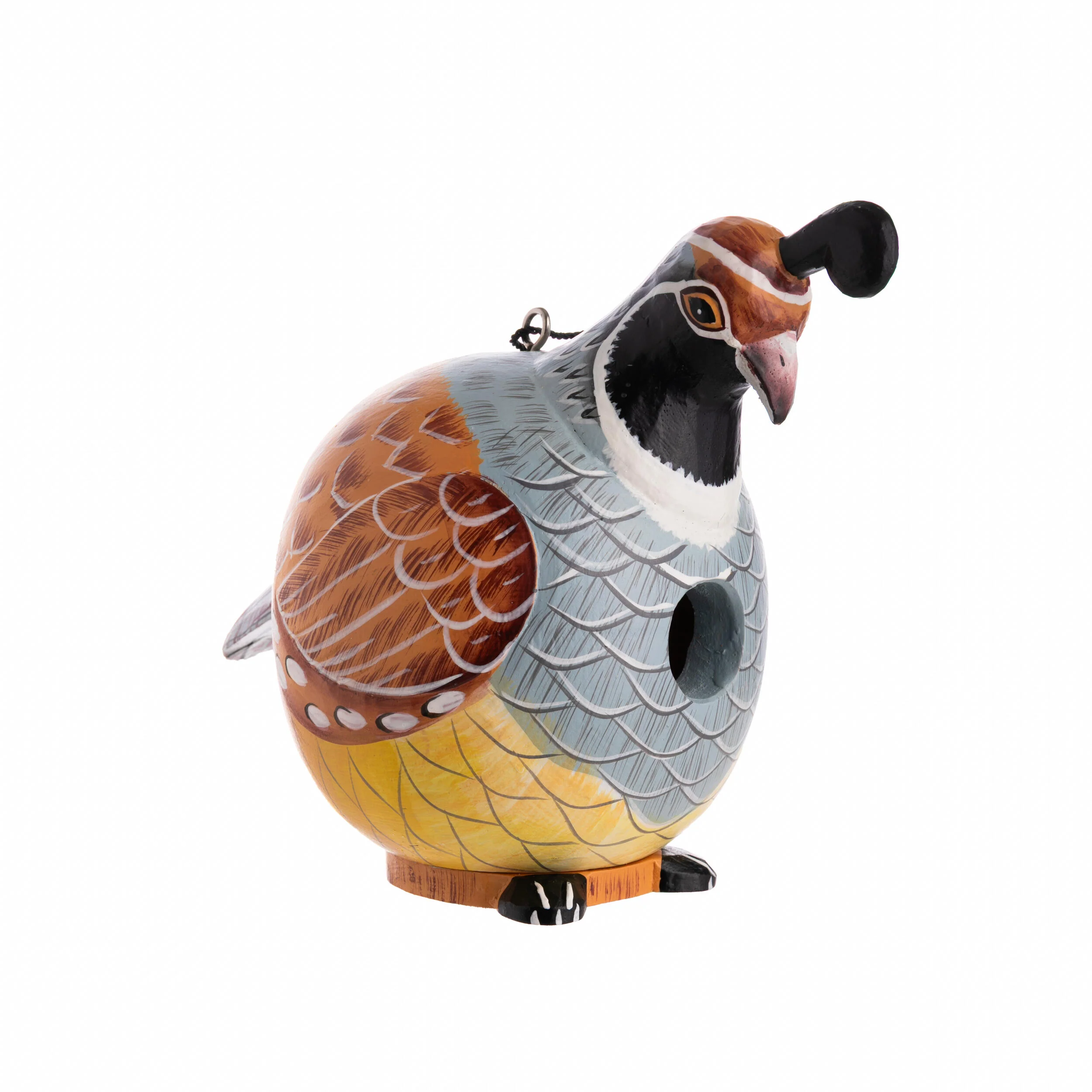CALIFORNIA QUAIL BIRDHOUSE