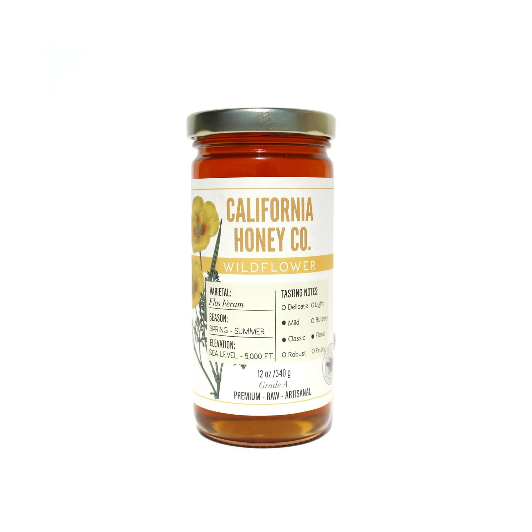 CALIFORNIA WILDFLOWER HONEY