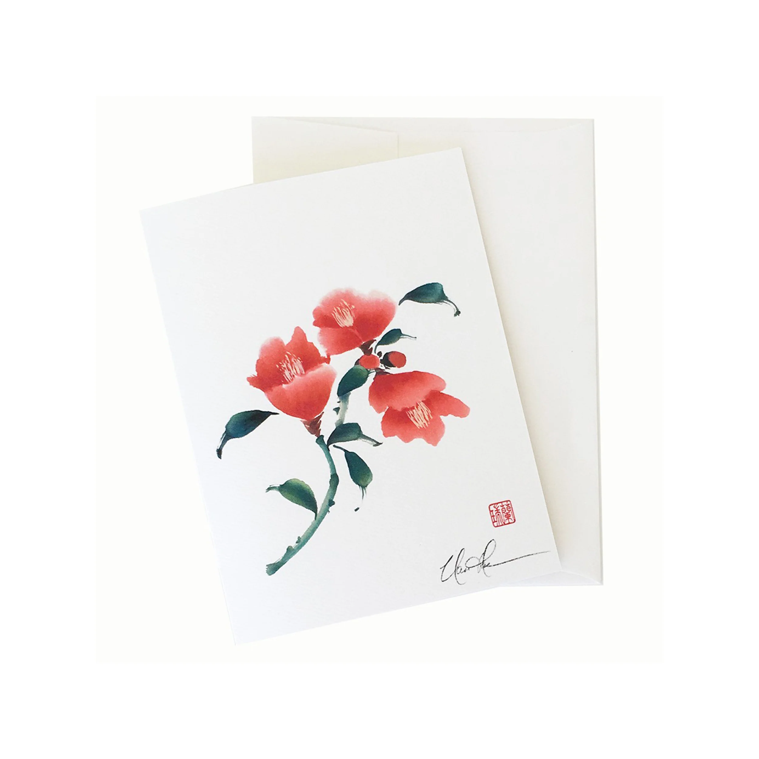 CAMELLIA CHEER NOTECARD