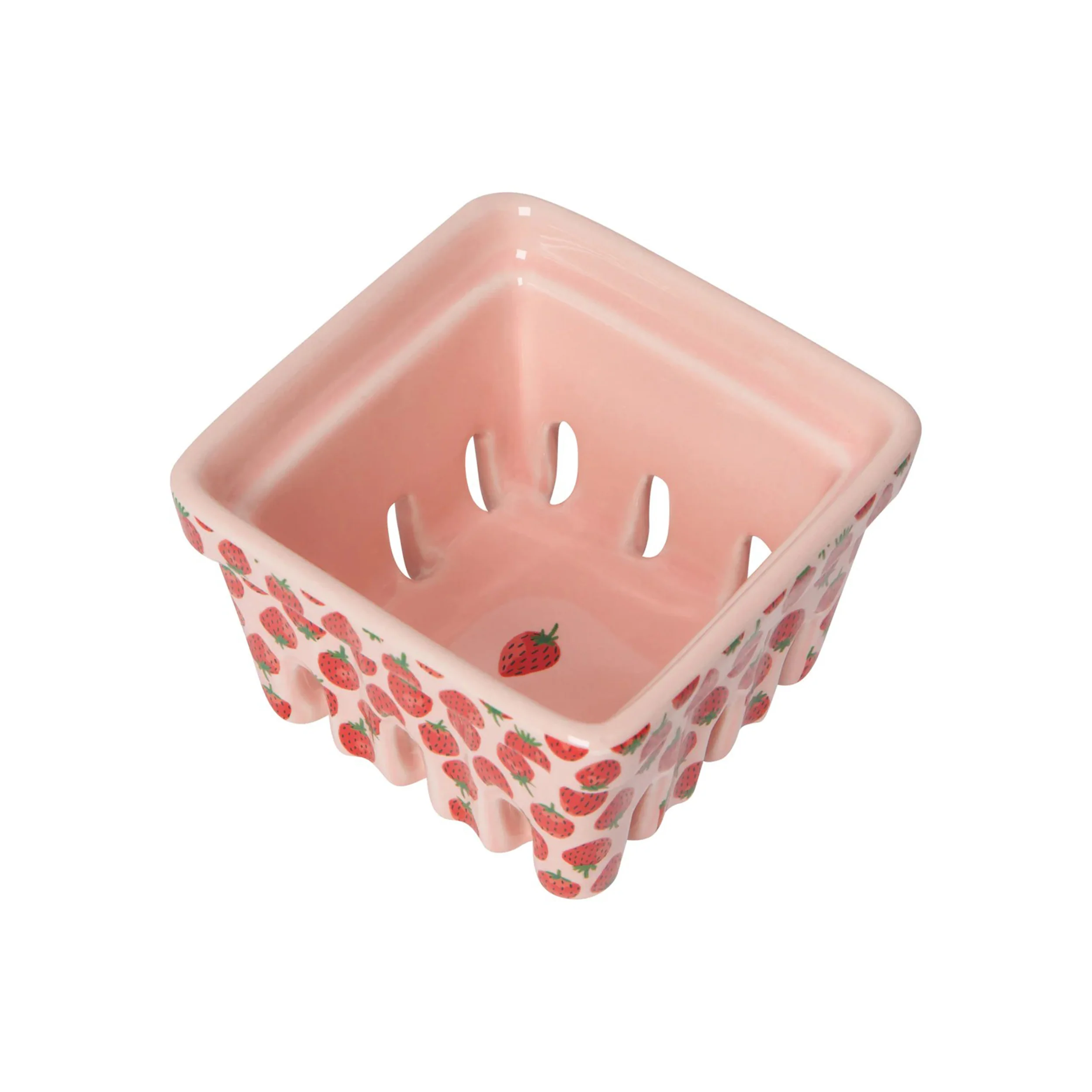 CERAMIC STRAWBERRY BASKET - Image 2