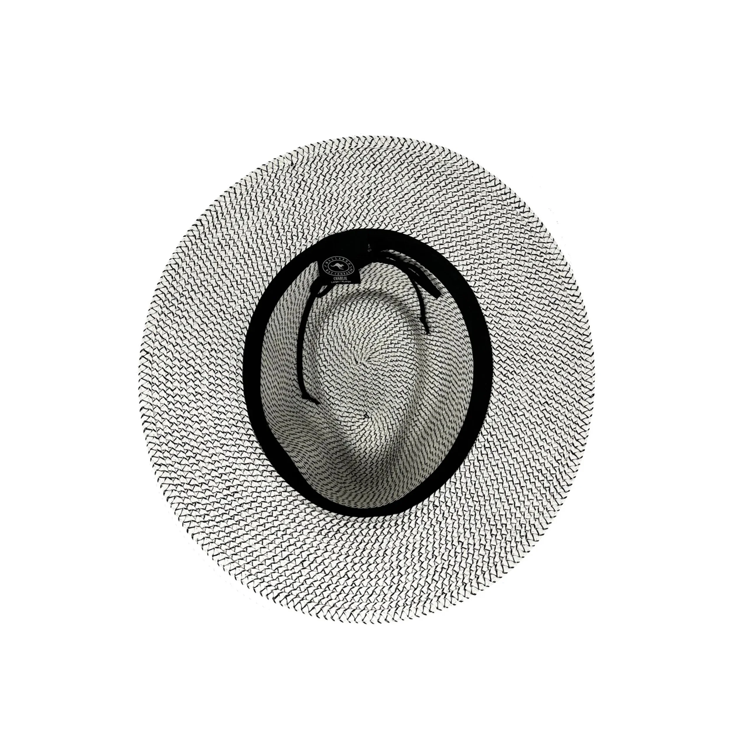 CHARLIE FEDORA - IVORY / BLACK - Image 2