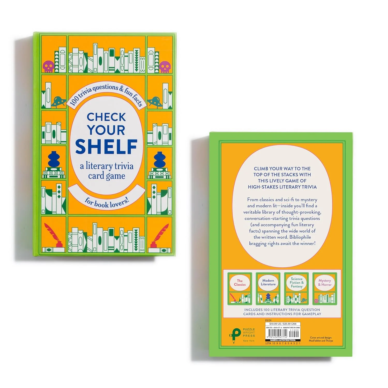 CHECK YOUR SHELF: A LITERARY TRIVIA CARD GAME - Image 2