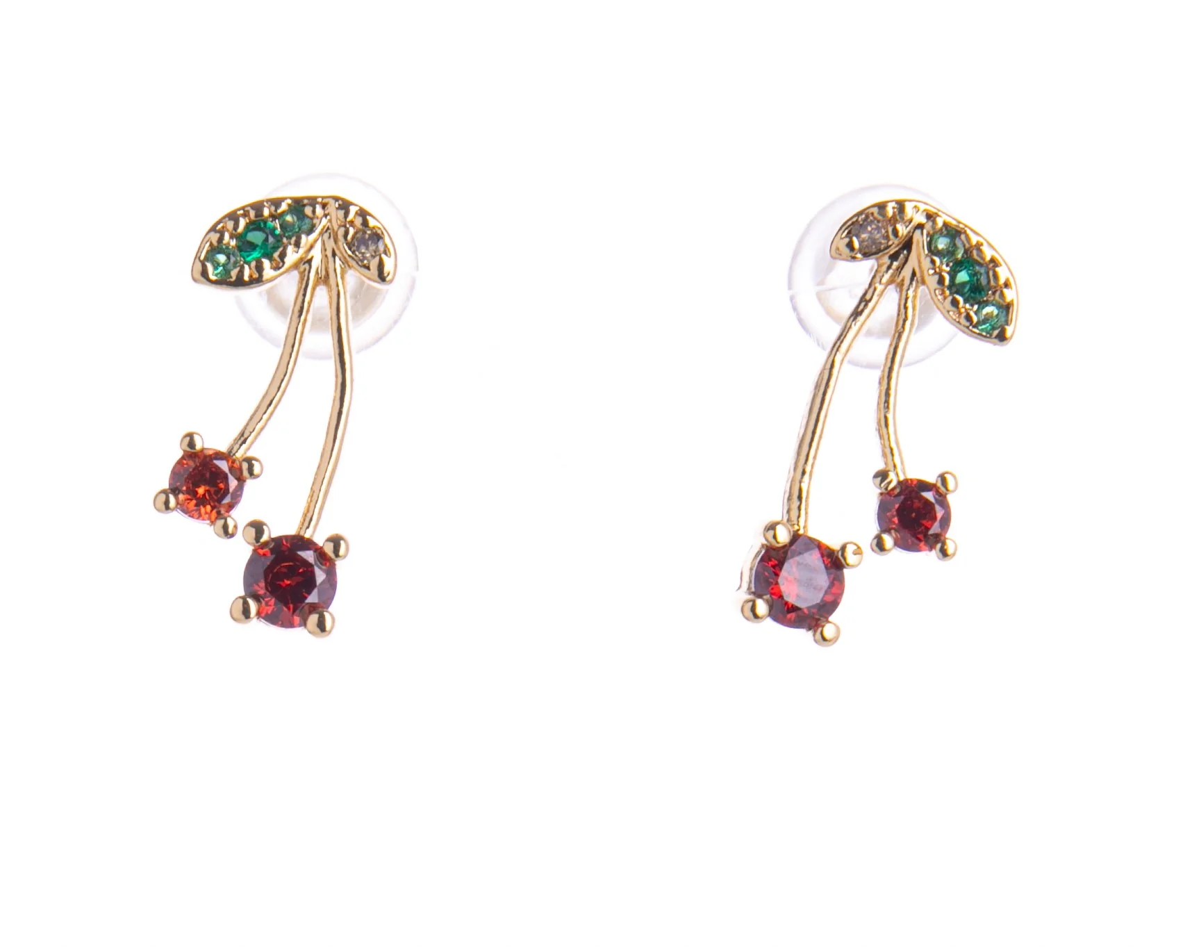 CHERRY PAVÉ EARRINGS
