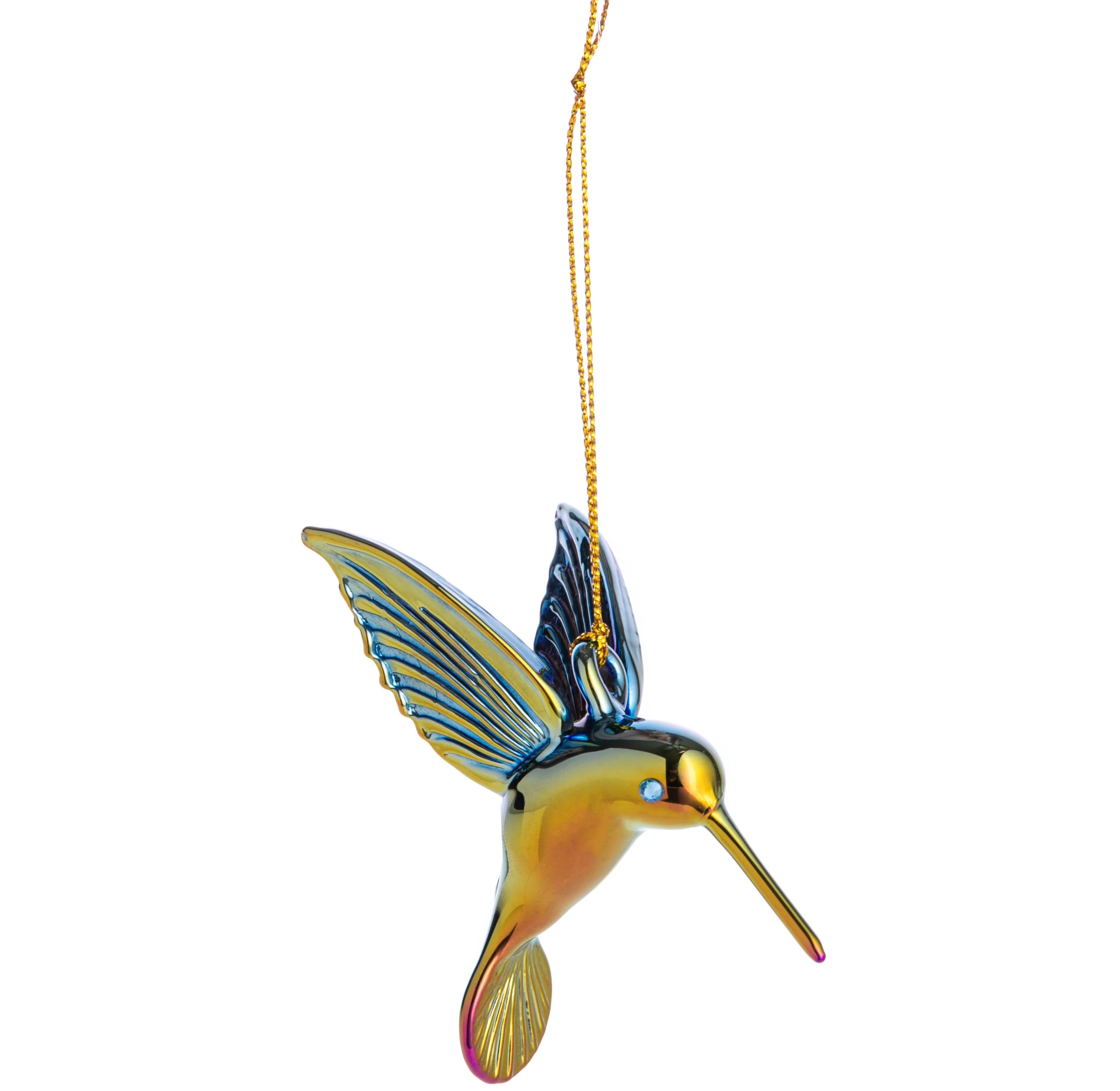 CHROMATIC HUMMINGBIRD ORNAMENT