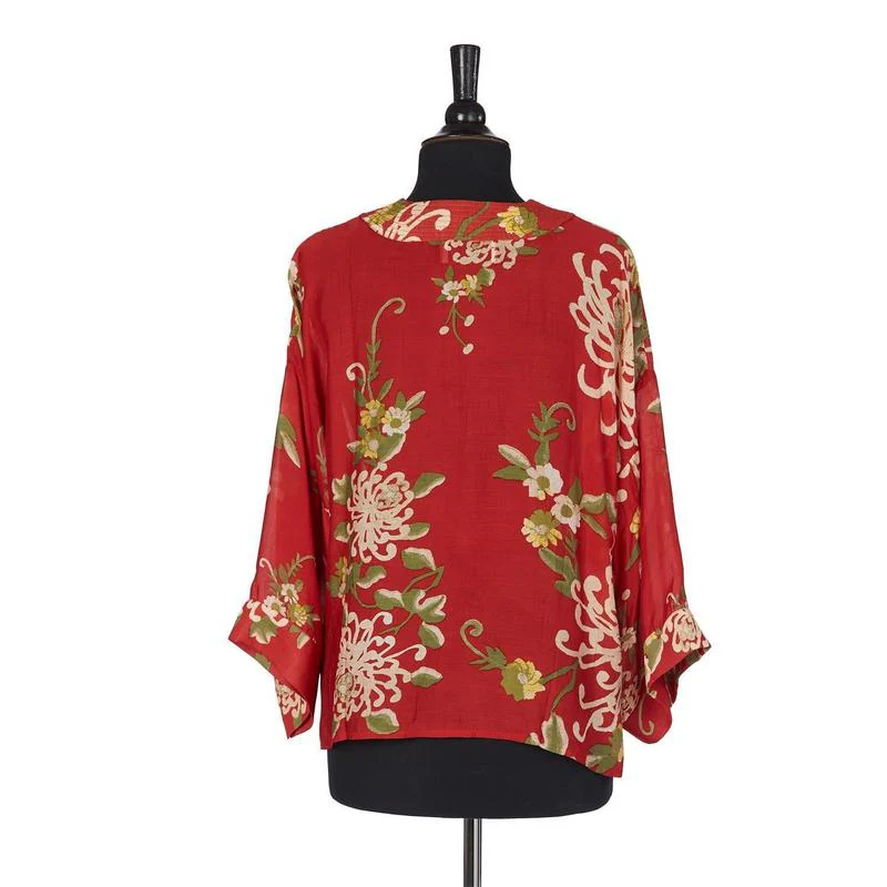 CHRYSANTHEMUM SHORT KIMONO - Image 2