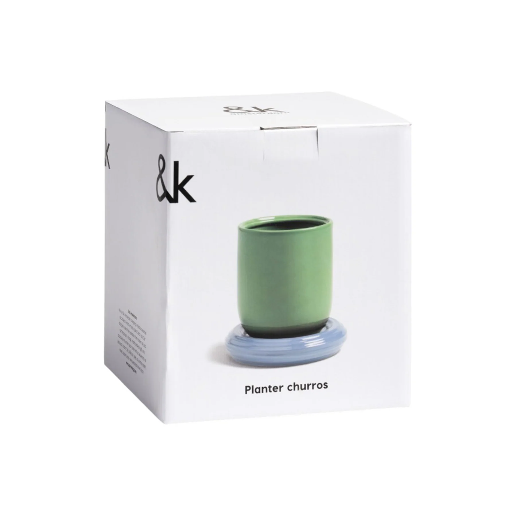 CHURROS TWO-COLOR PLANTER & SAUCER - Image 3