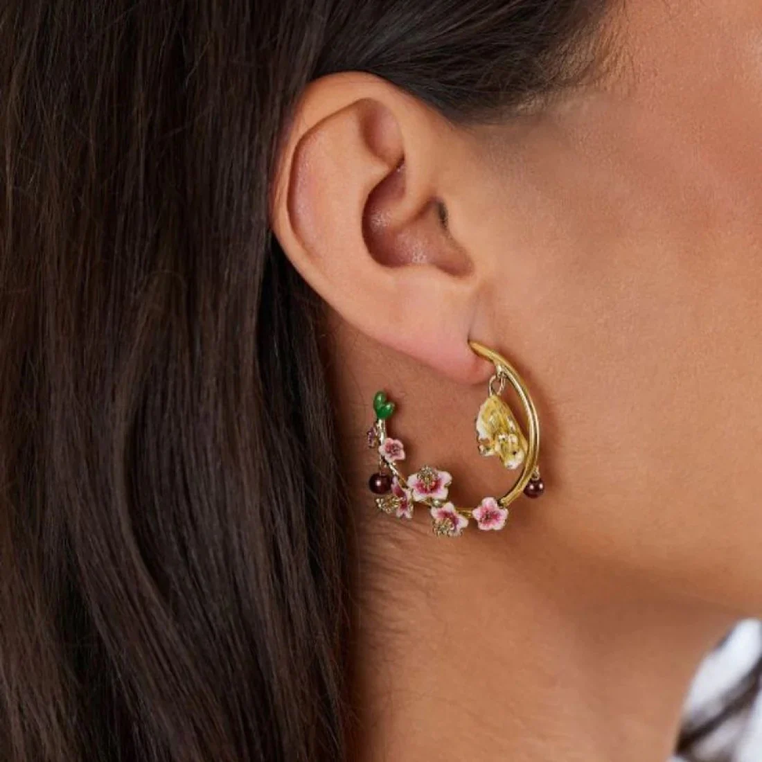 CONKER MOUSE HOOP EARRINGS - Image 2