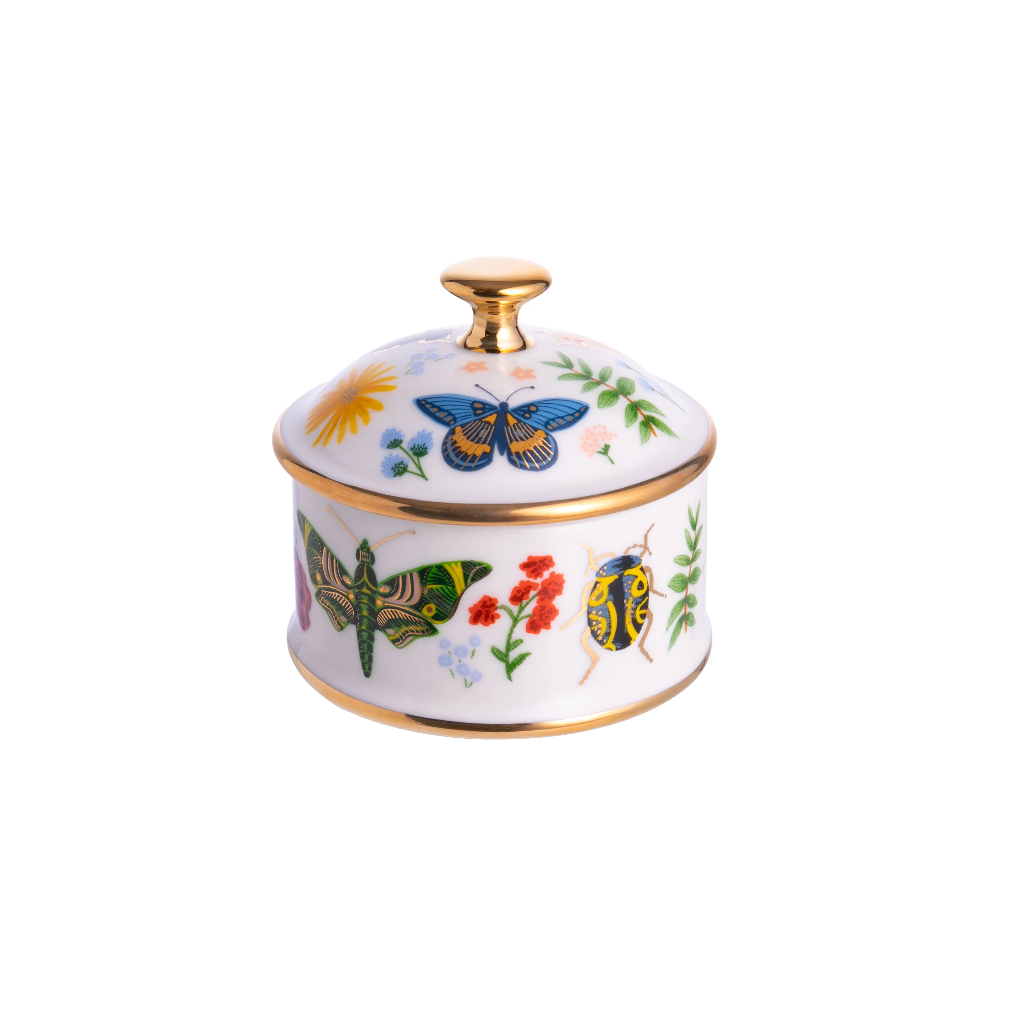 CURIO ROUND PORCELAIN BOX
