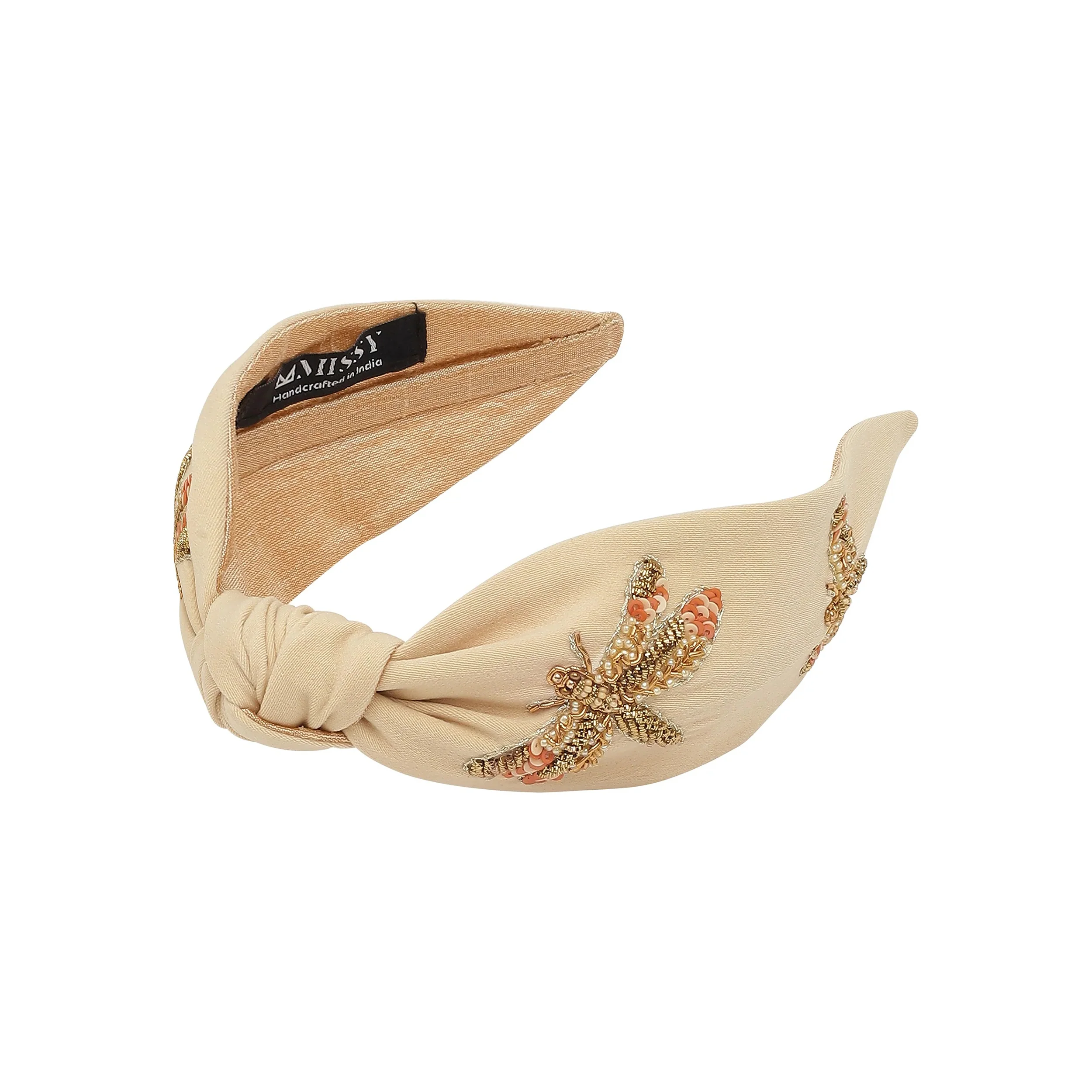DRAGONFLY HAND-BEADED HEADBAND - Image 3