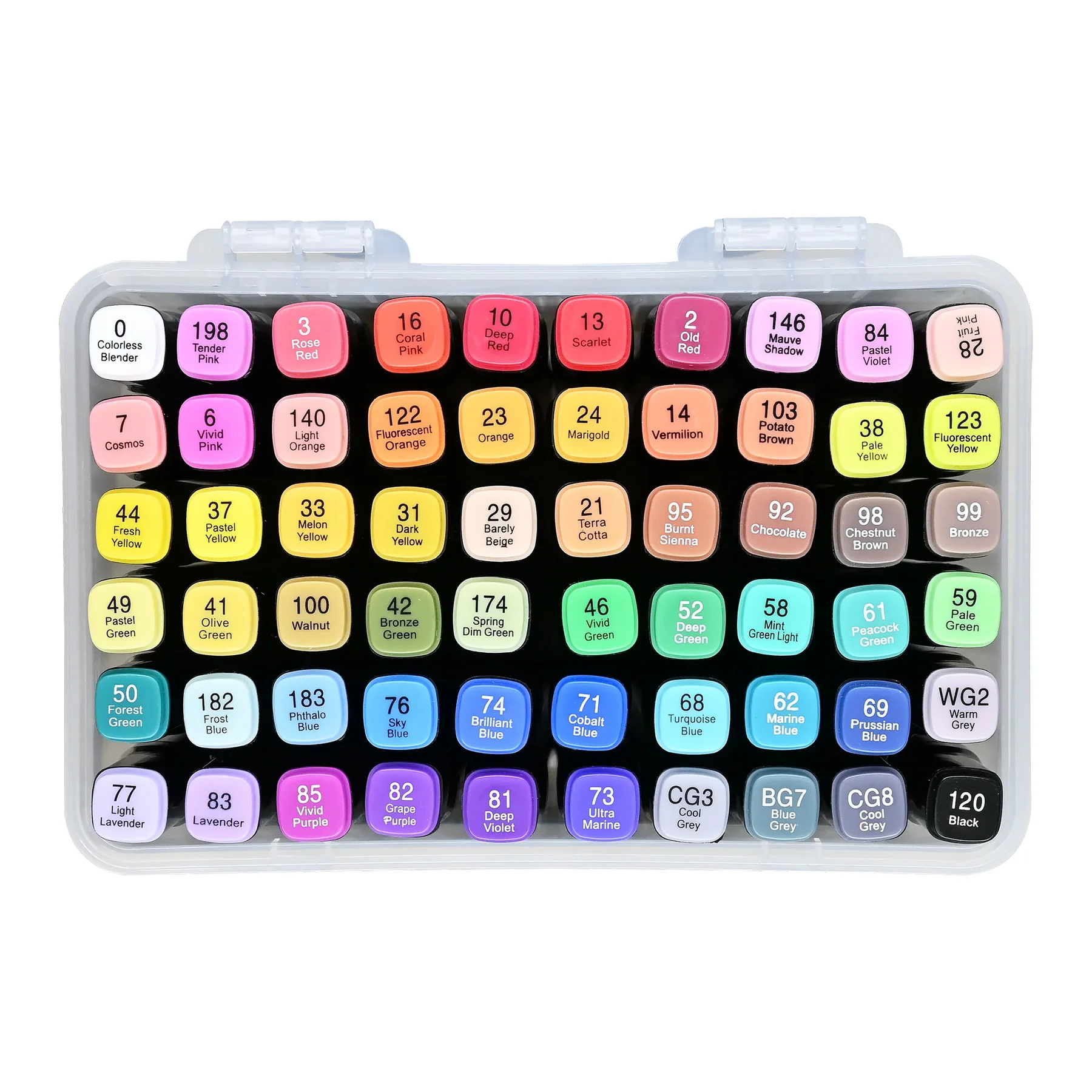 DUAL-TIP MARKERS - SET OF 60