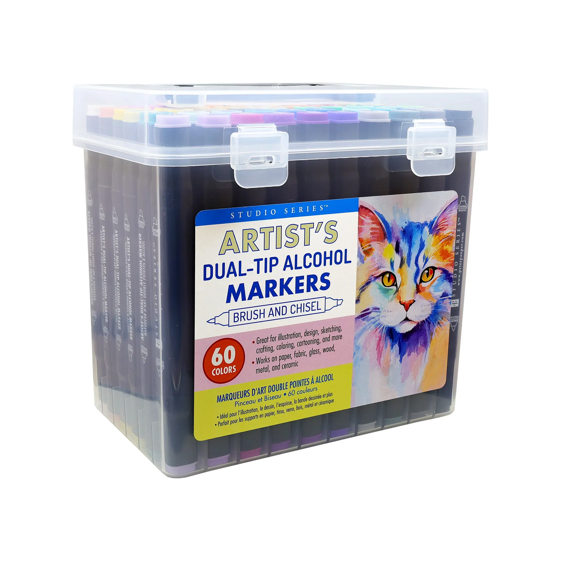 DUAL-TIP MARKERS - SET OF 60 - Image 2