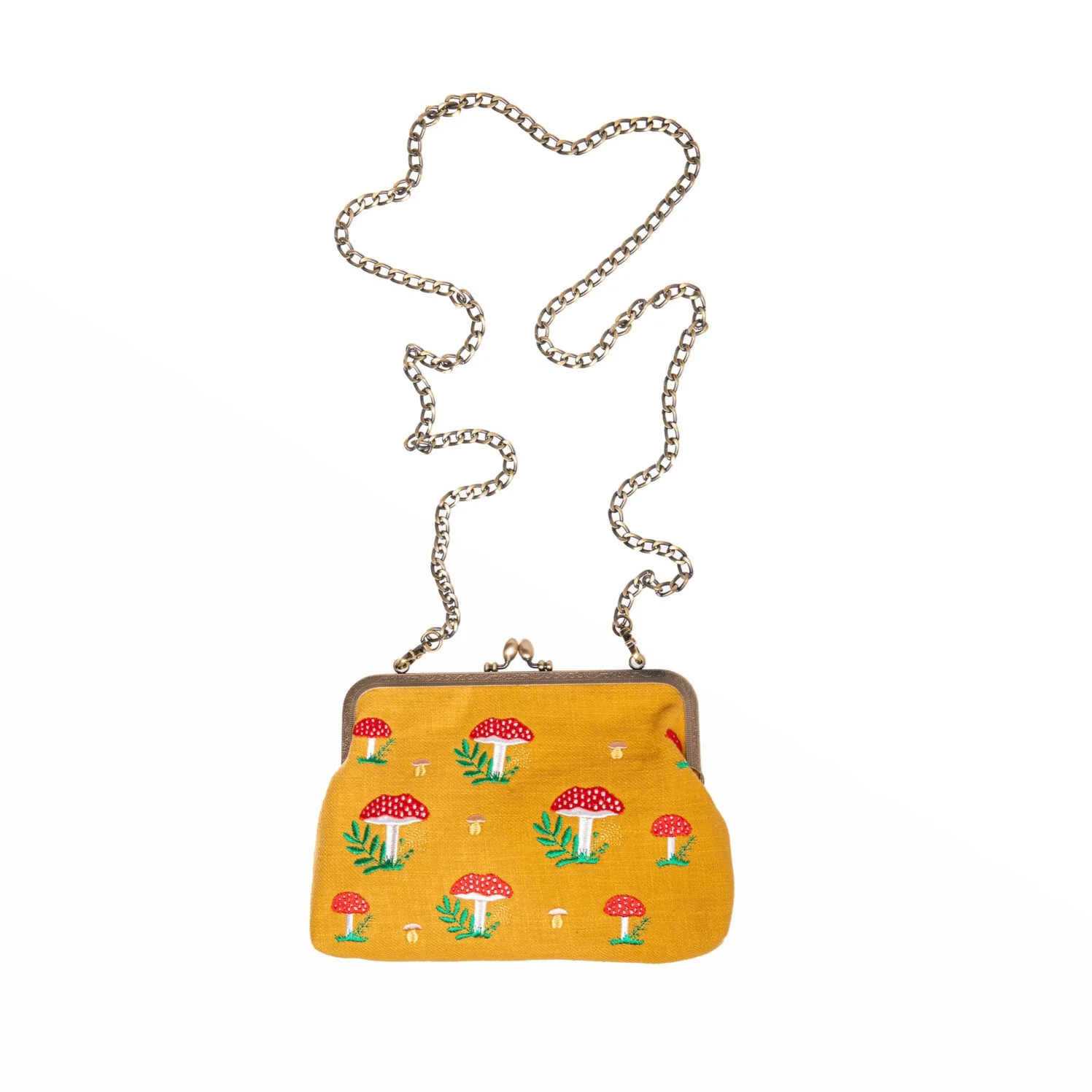 EMBROIDERED MUSHROOM PURSE - Image 2