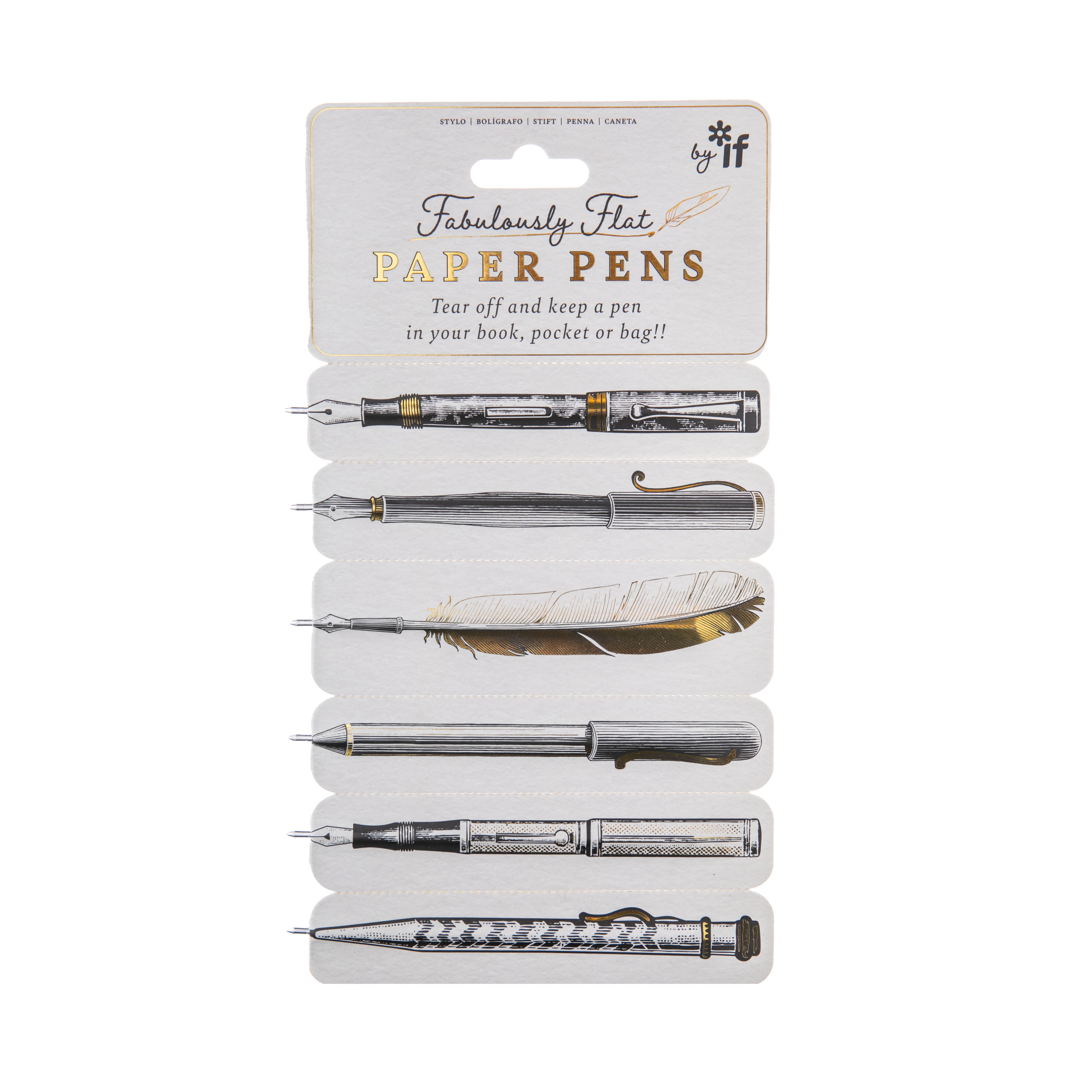 FABULOUSLY FLAT PAPER PENS