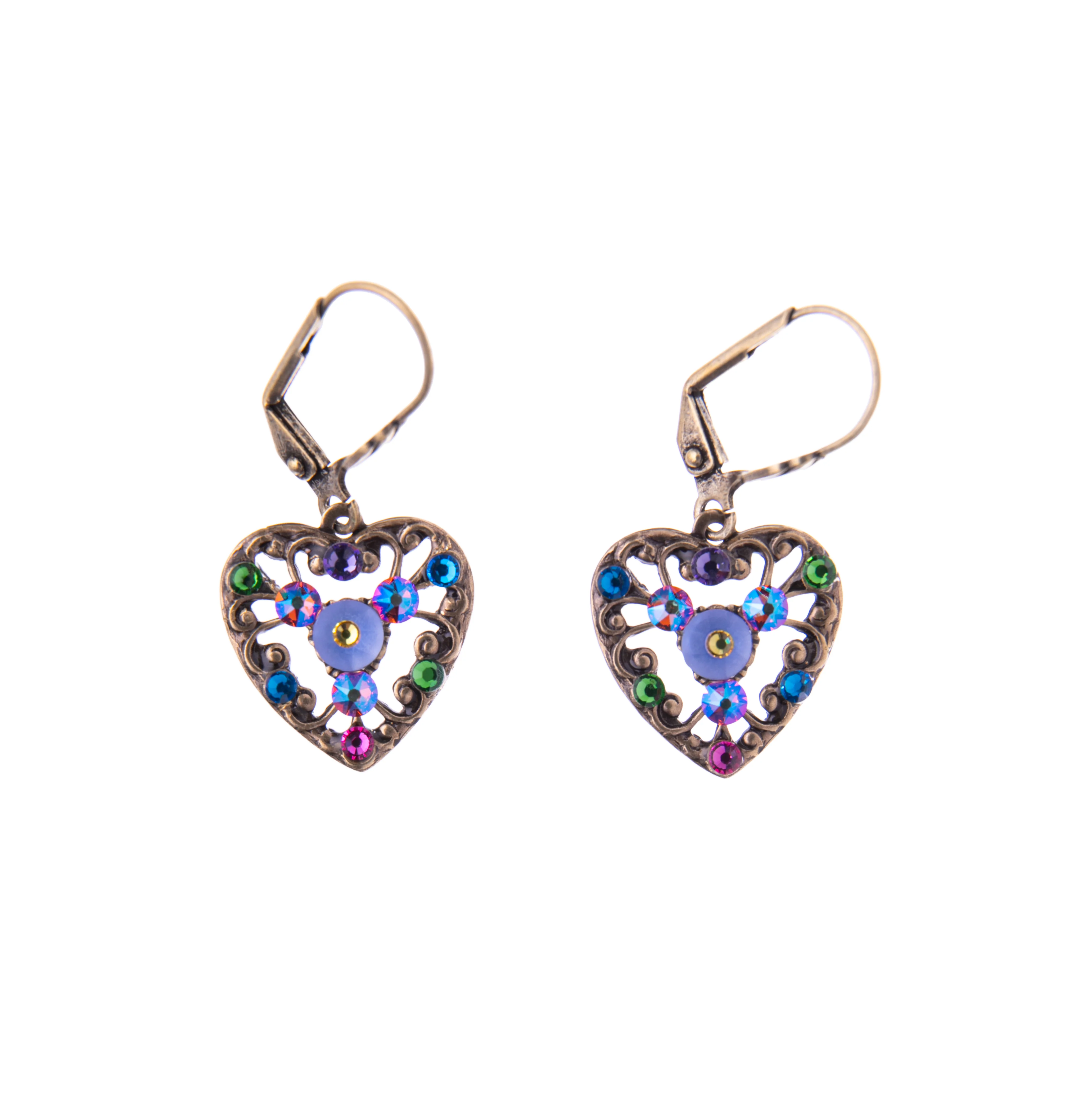 FILIGREE HEART EARRINGS