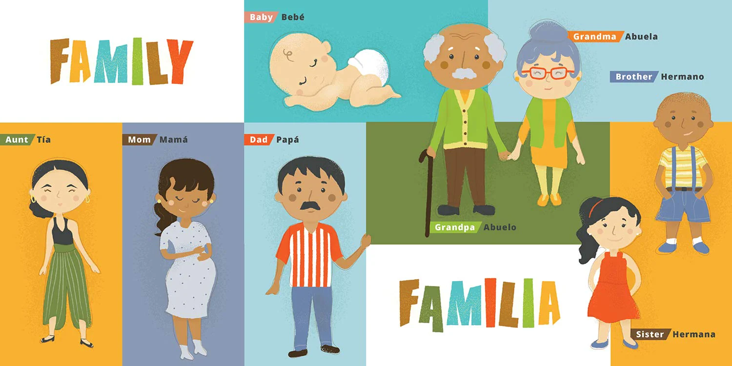 FIRST 100 WORDS IN ENGLISH AND SPANISH - Image 3