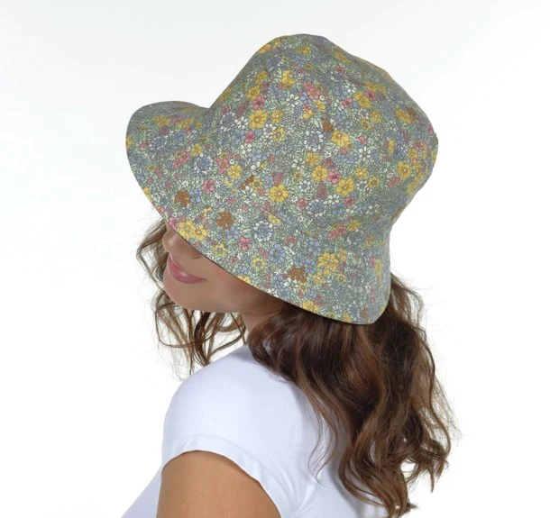FLORAL COTTON BUCKET HAT - Image 4