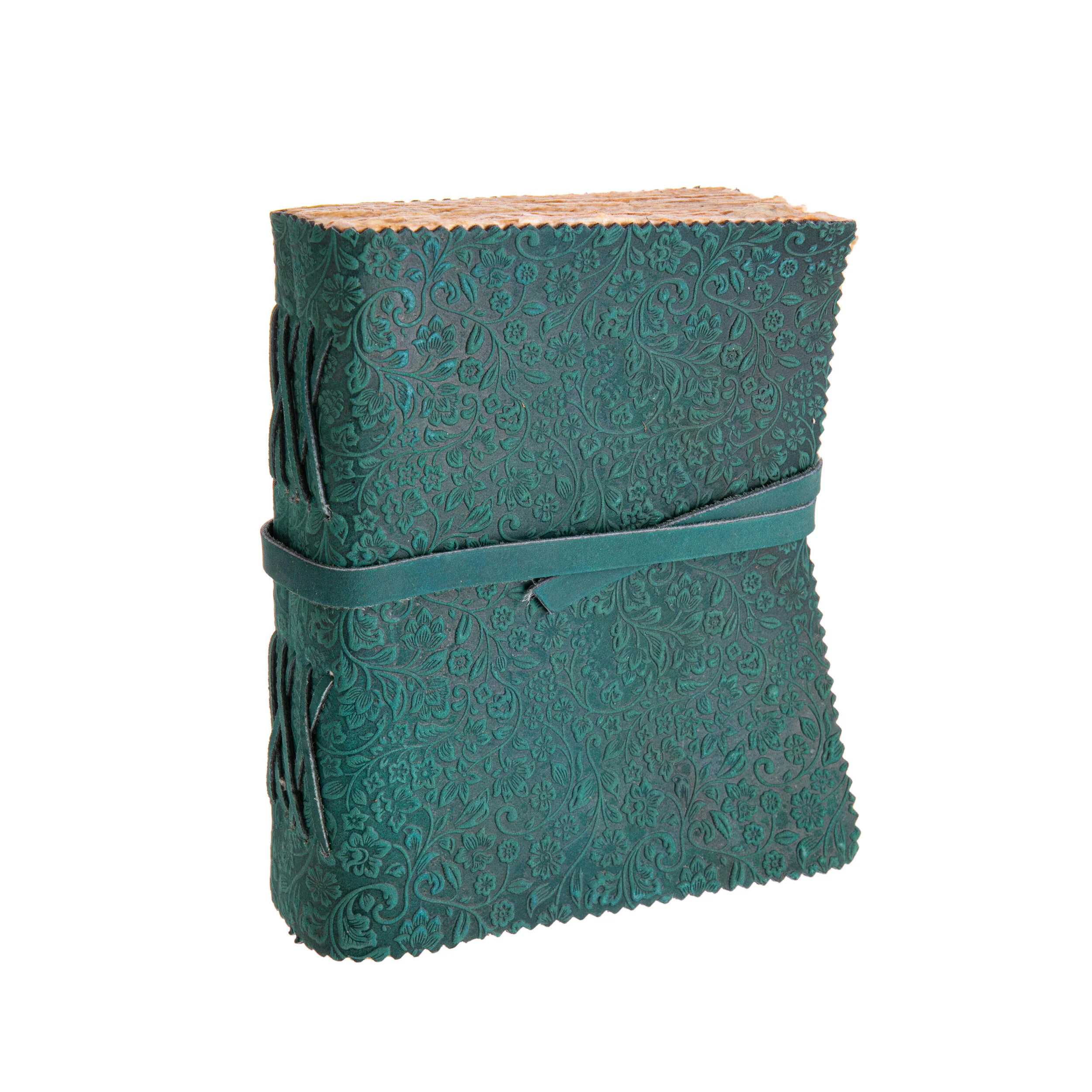 FLORAL EMBOSSED LEATHER JOURNAL - Image 10