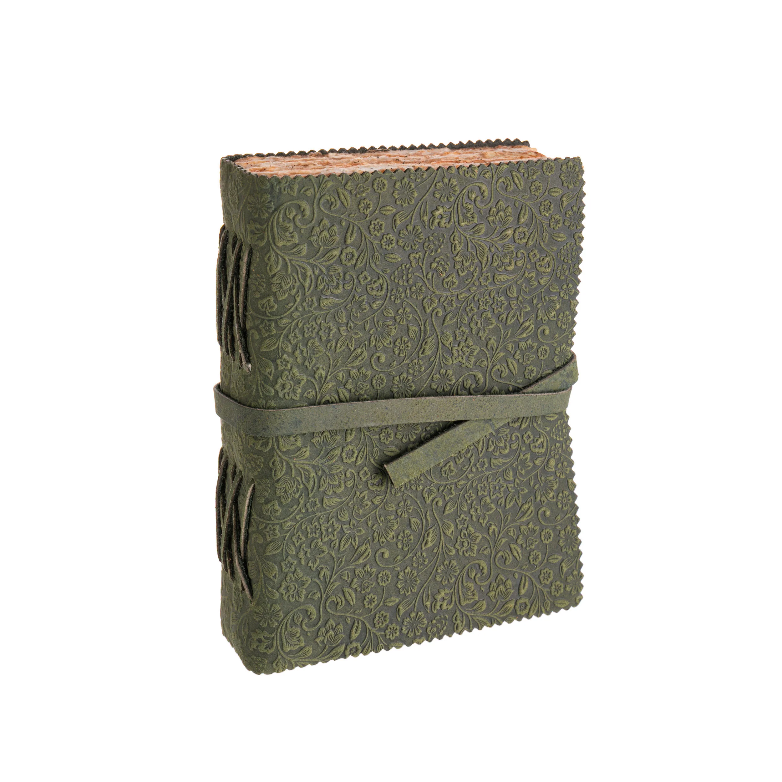 FLORAL EMBOSSED LEATHER JOURNAL - Image 5