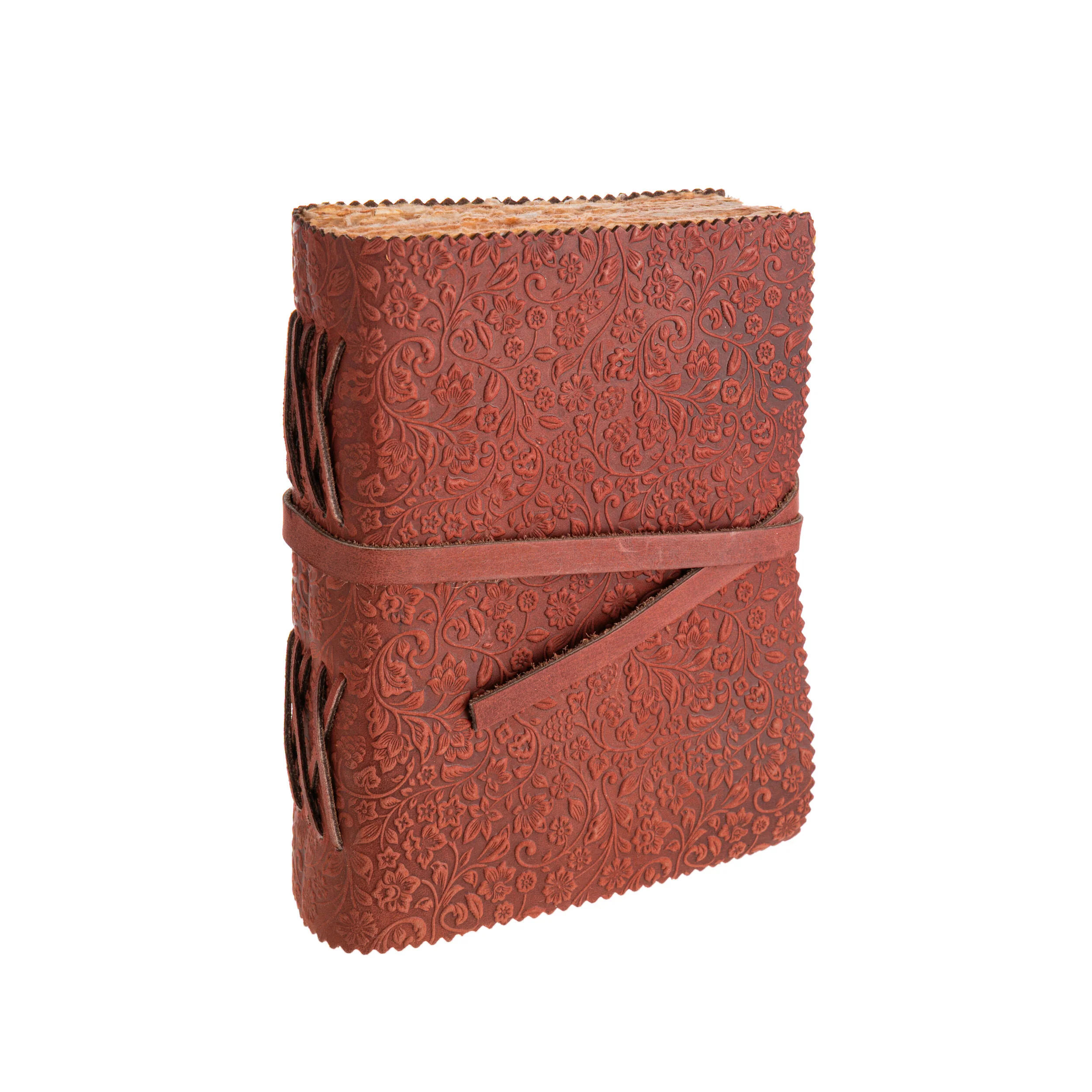 FLORAL EMBOSSED LEATHER JOURNAL - Image 8