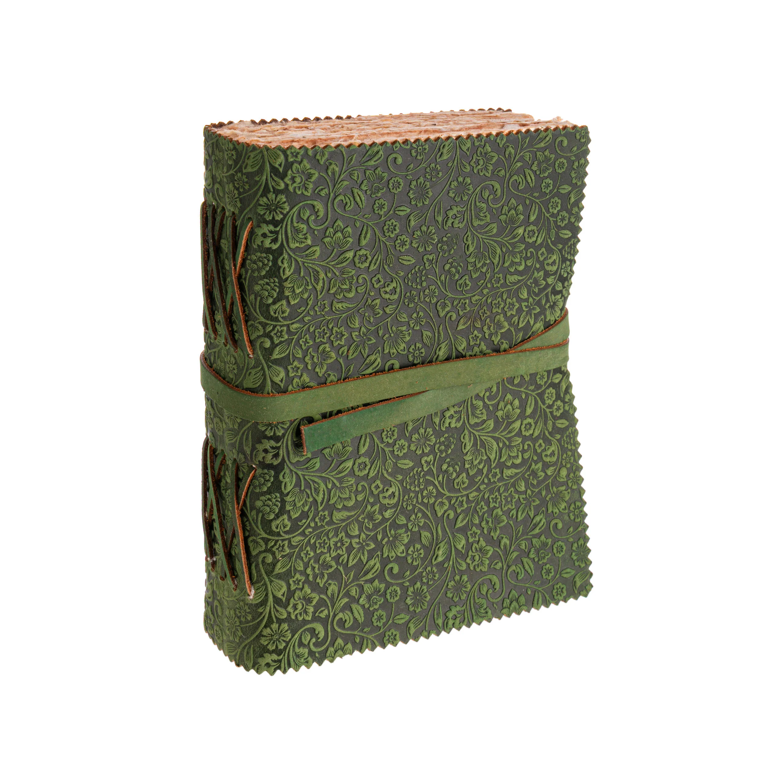 FLORAL EMBOSSED LEATHER JOURNAL - Image 9