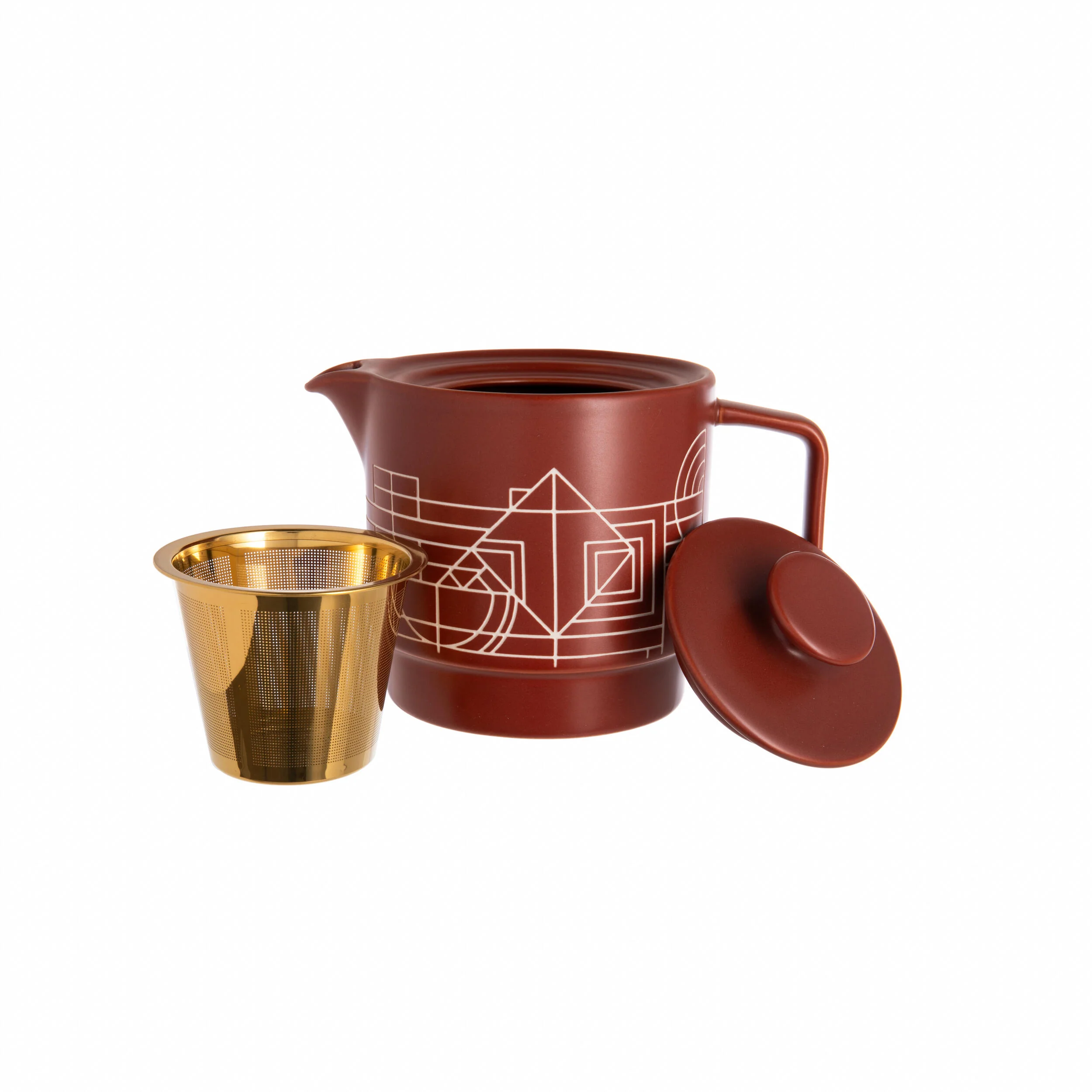 FRANK LLOYD WRIGHT TERRA TEAPOT - Image 2