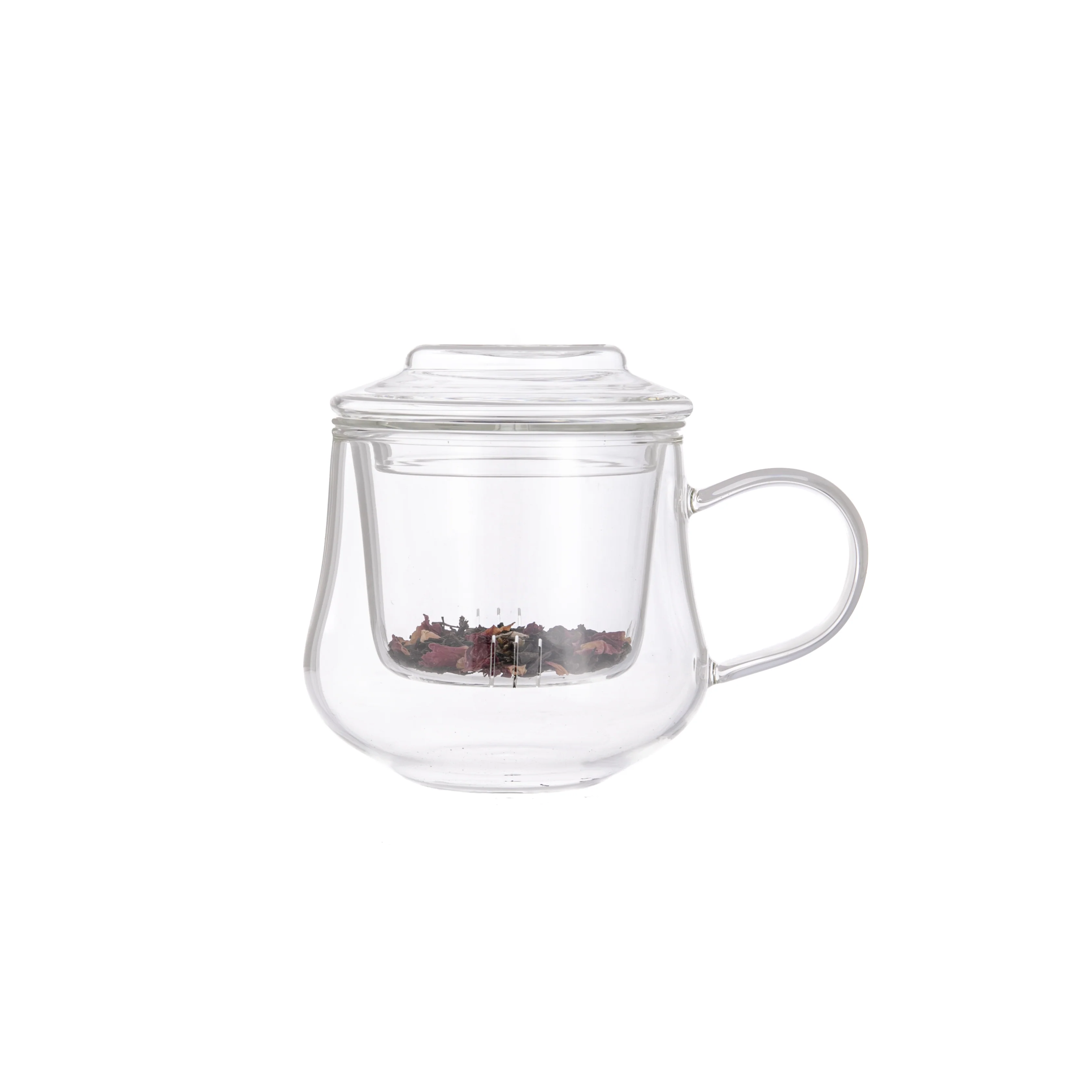 GLASS TEA INFUSER MUG