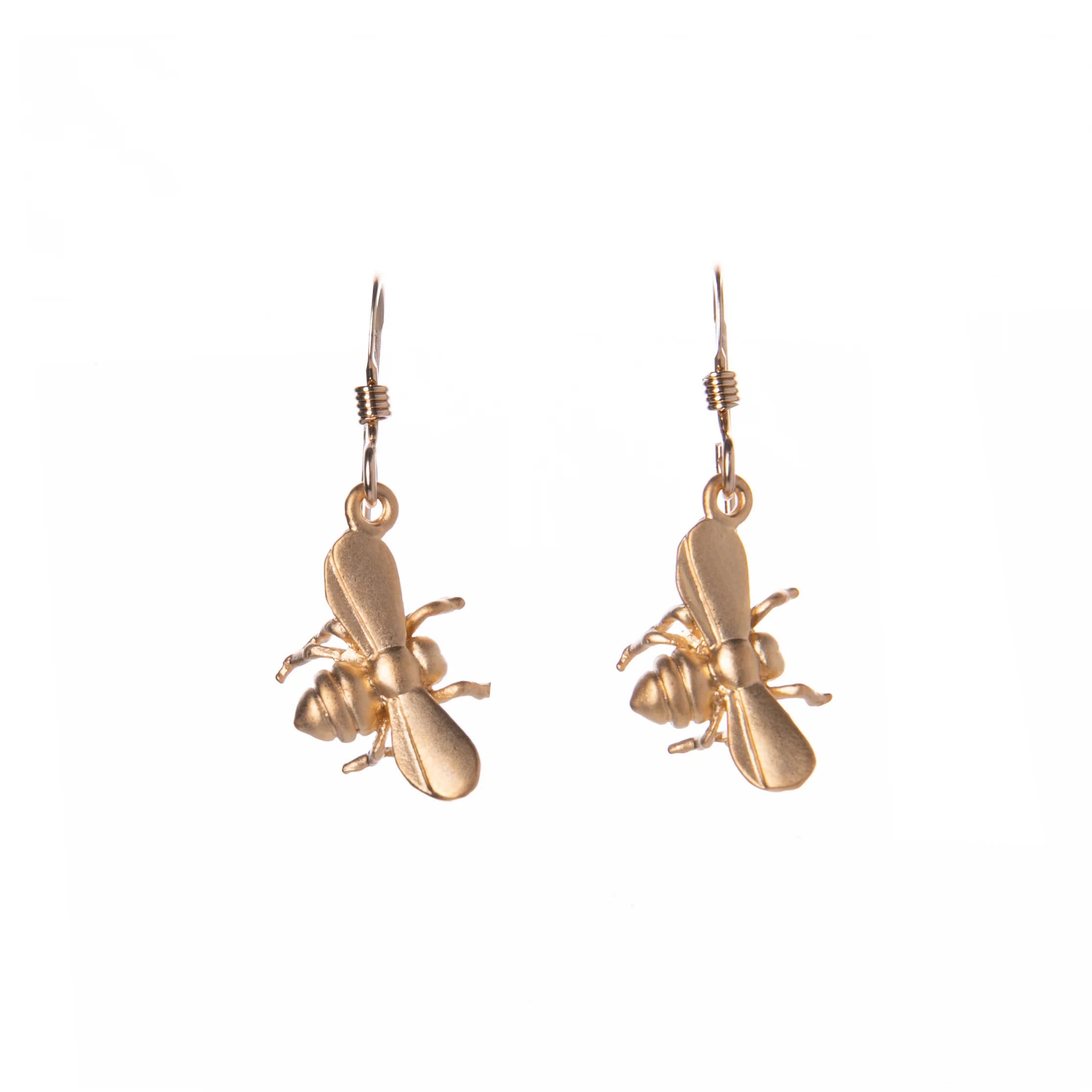 GOLD BEE EARRINGS