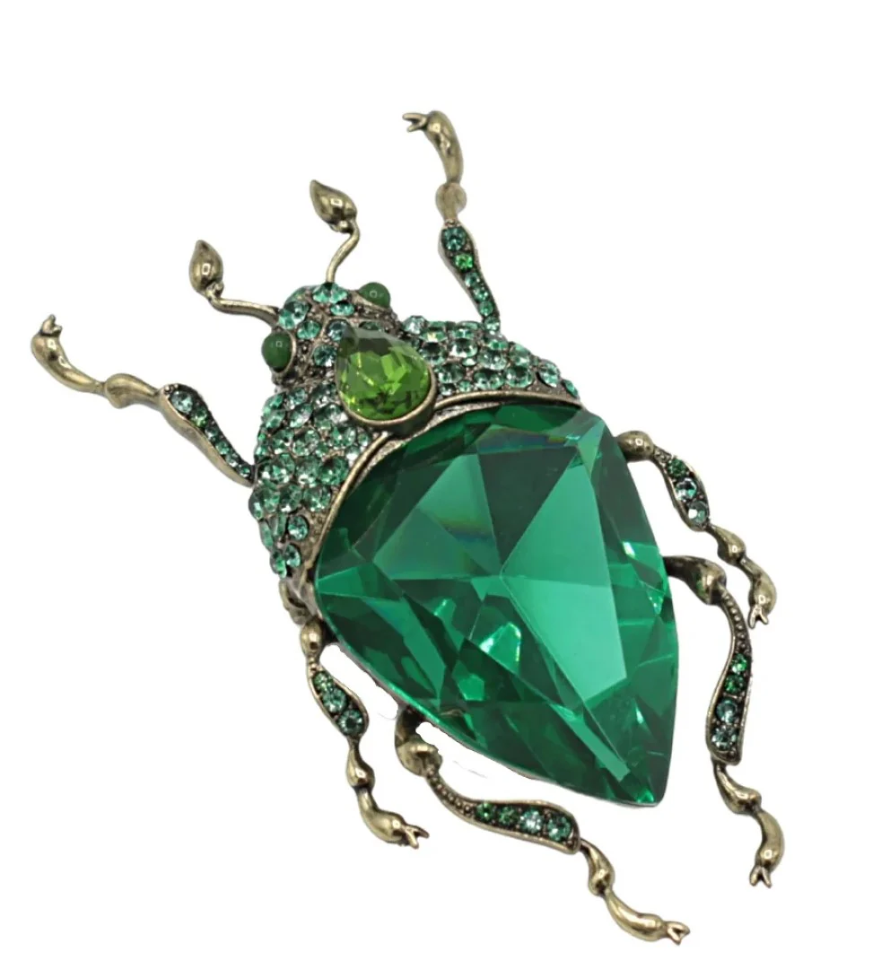GREEN BUG BROOCH - Image 2