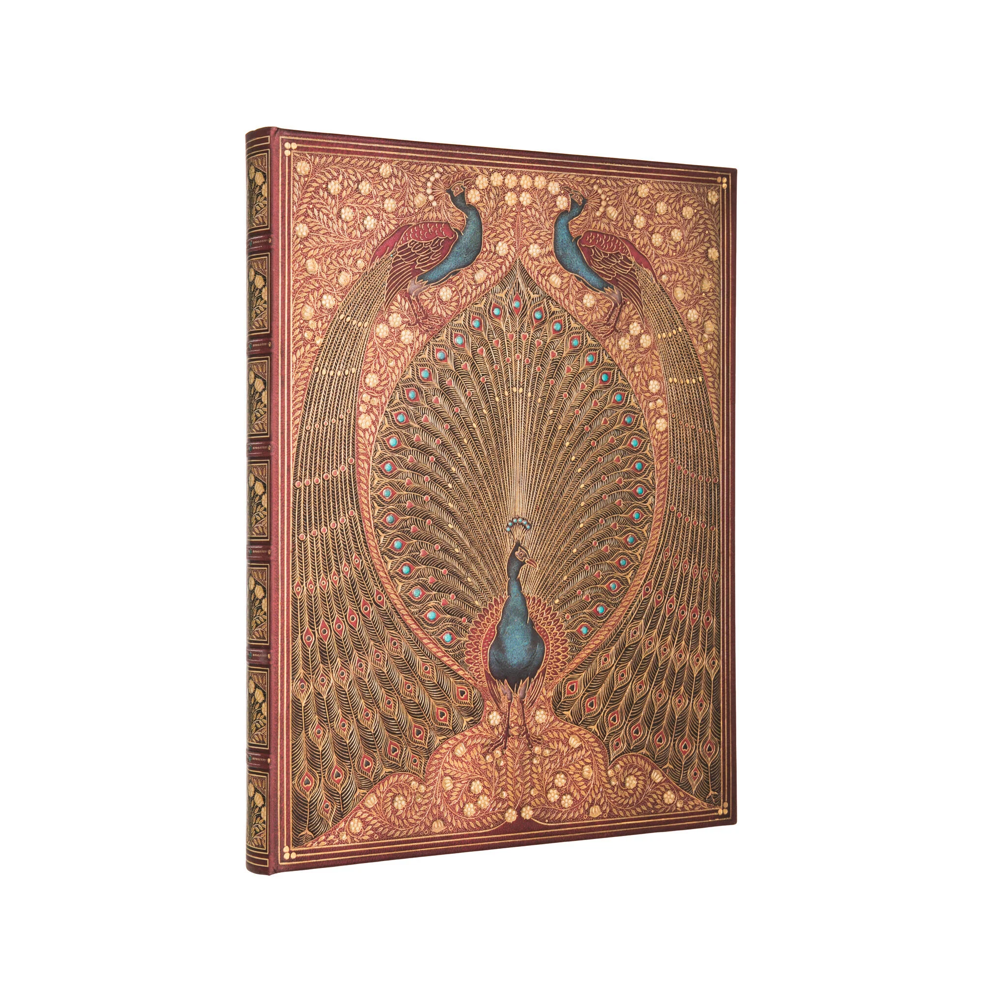 HAFIZ’S PEACOCKS ULTRA LINED HARDCOVER JOURNAL