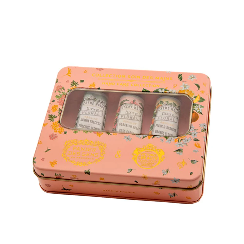ORANGE BLOSSOM, JASMINE & GERANIUM HAND CREME GIFT TIN - Image 2