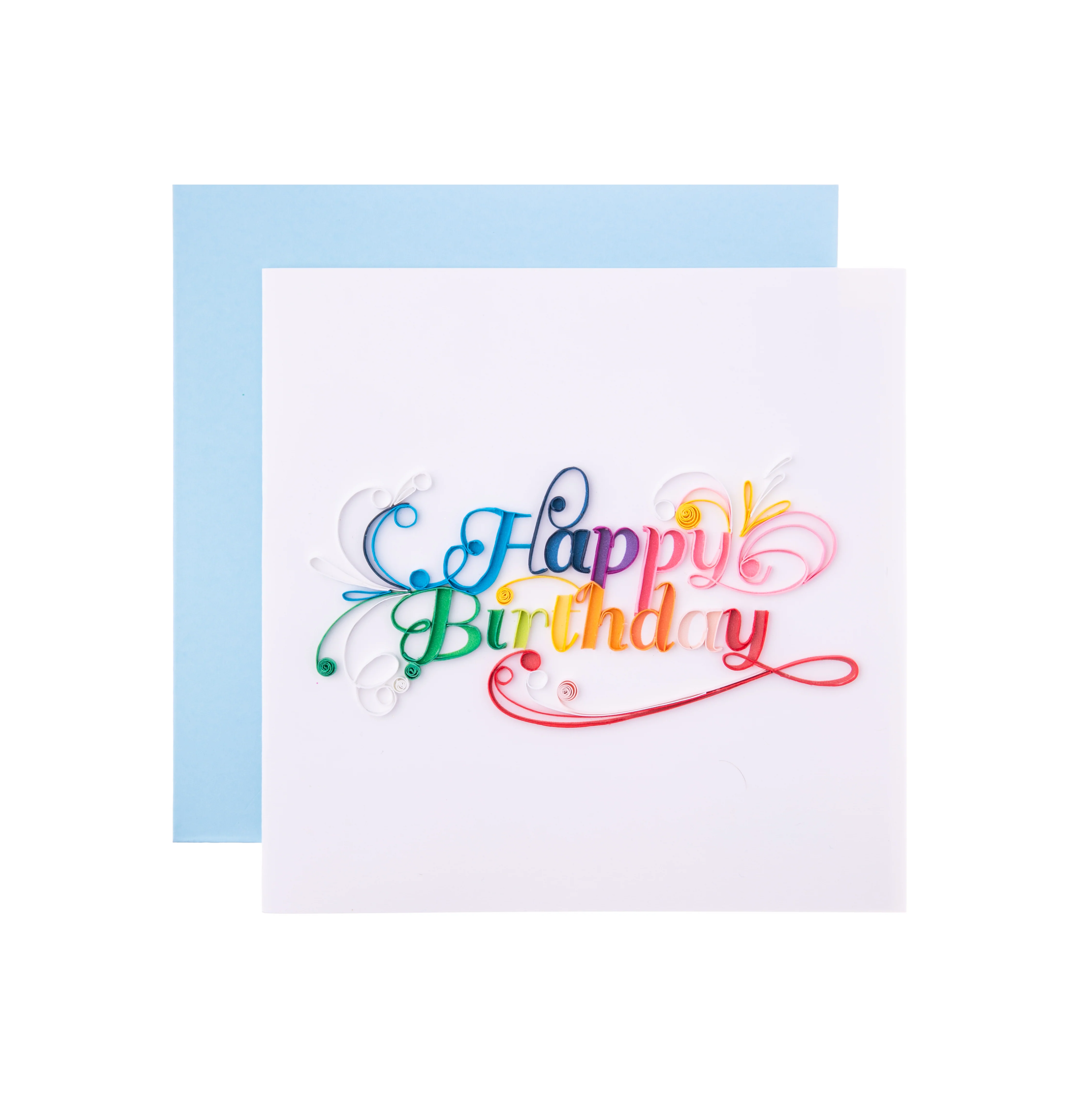 HAPPY BIRTHDAY QUILLED CARD