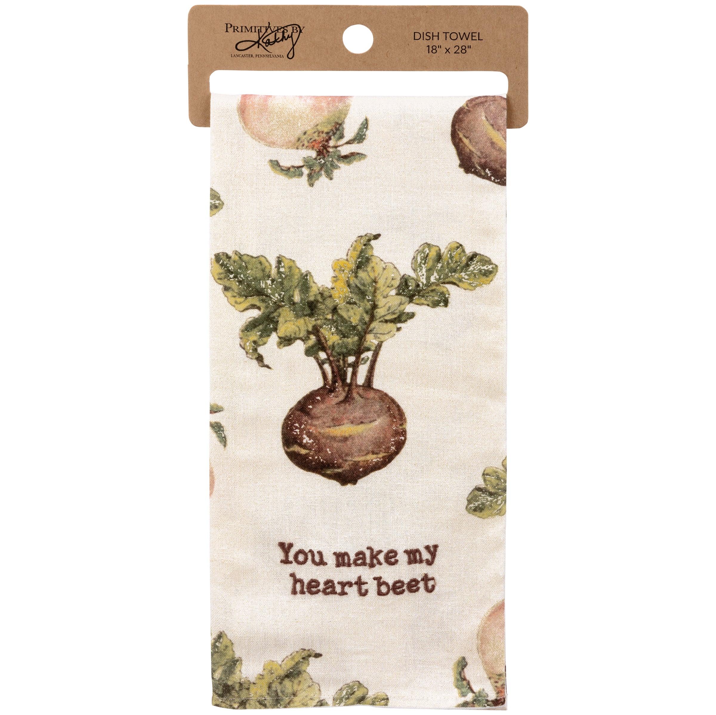 HEART BEET TEA TOWEL - Image 2